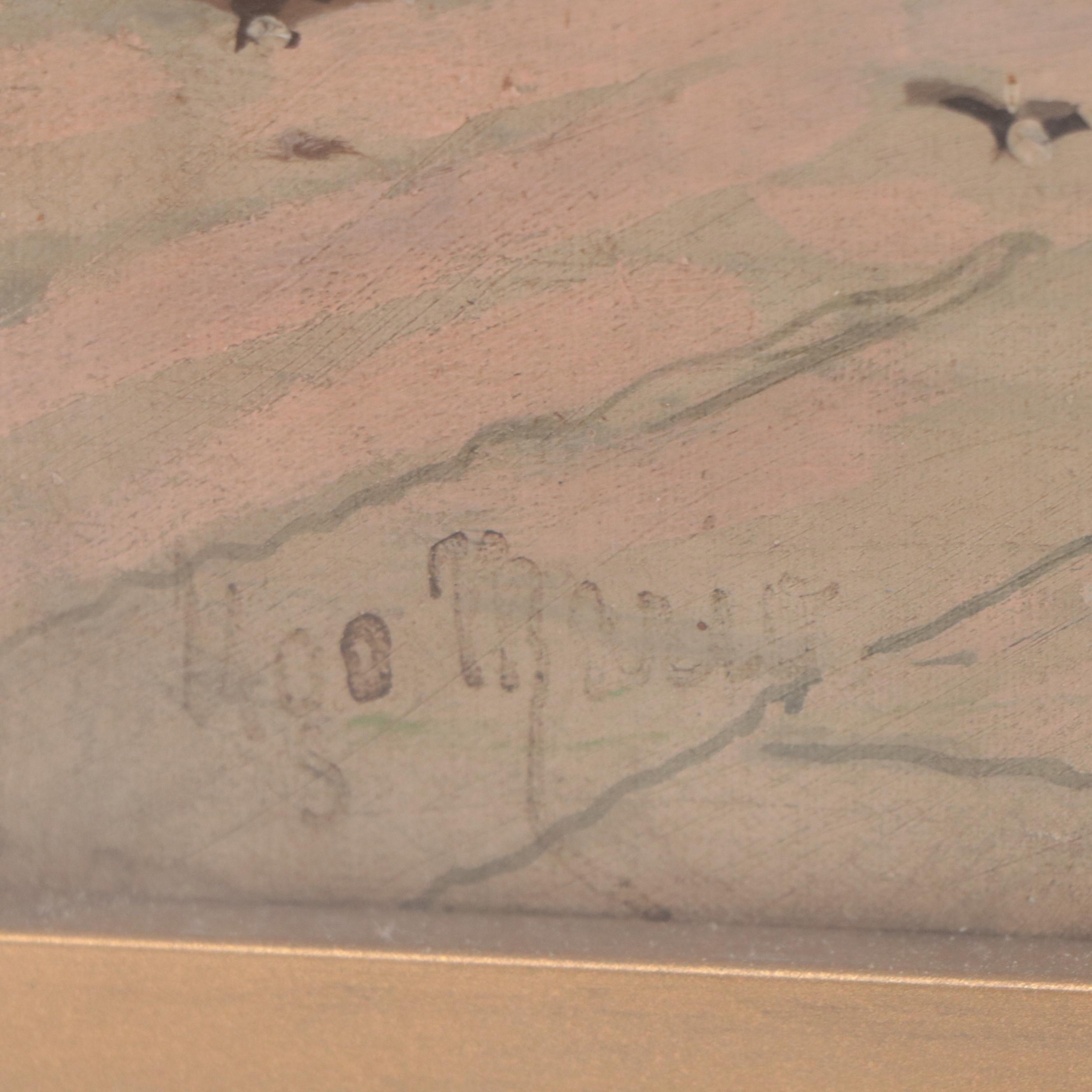 Ugo Mario Oil Painting "Venice Market"