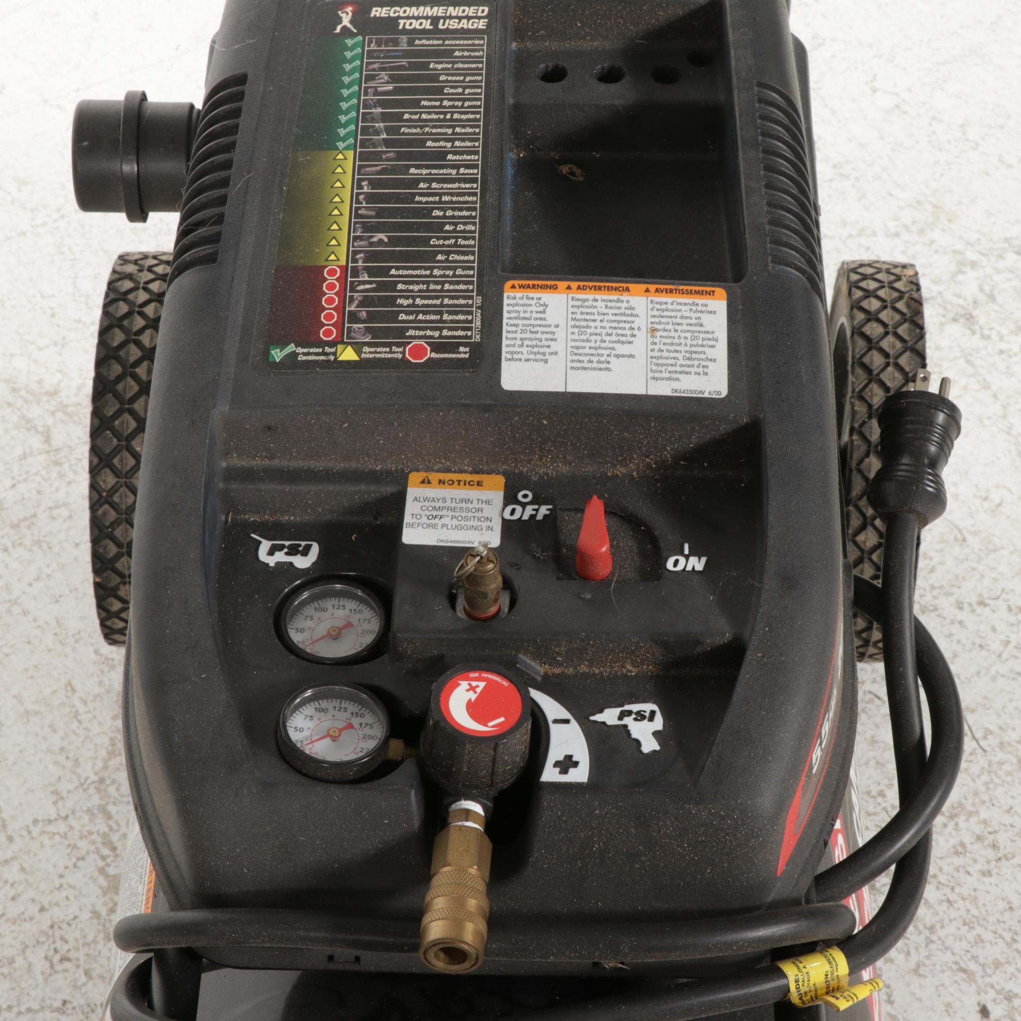 Campbell Hausfeld "Iron Force" 22-Gallon Air Compressor