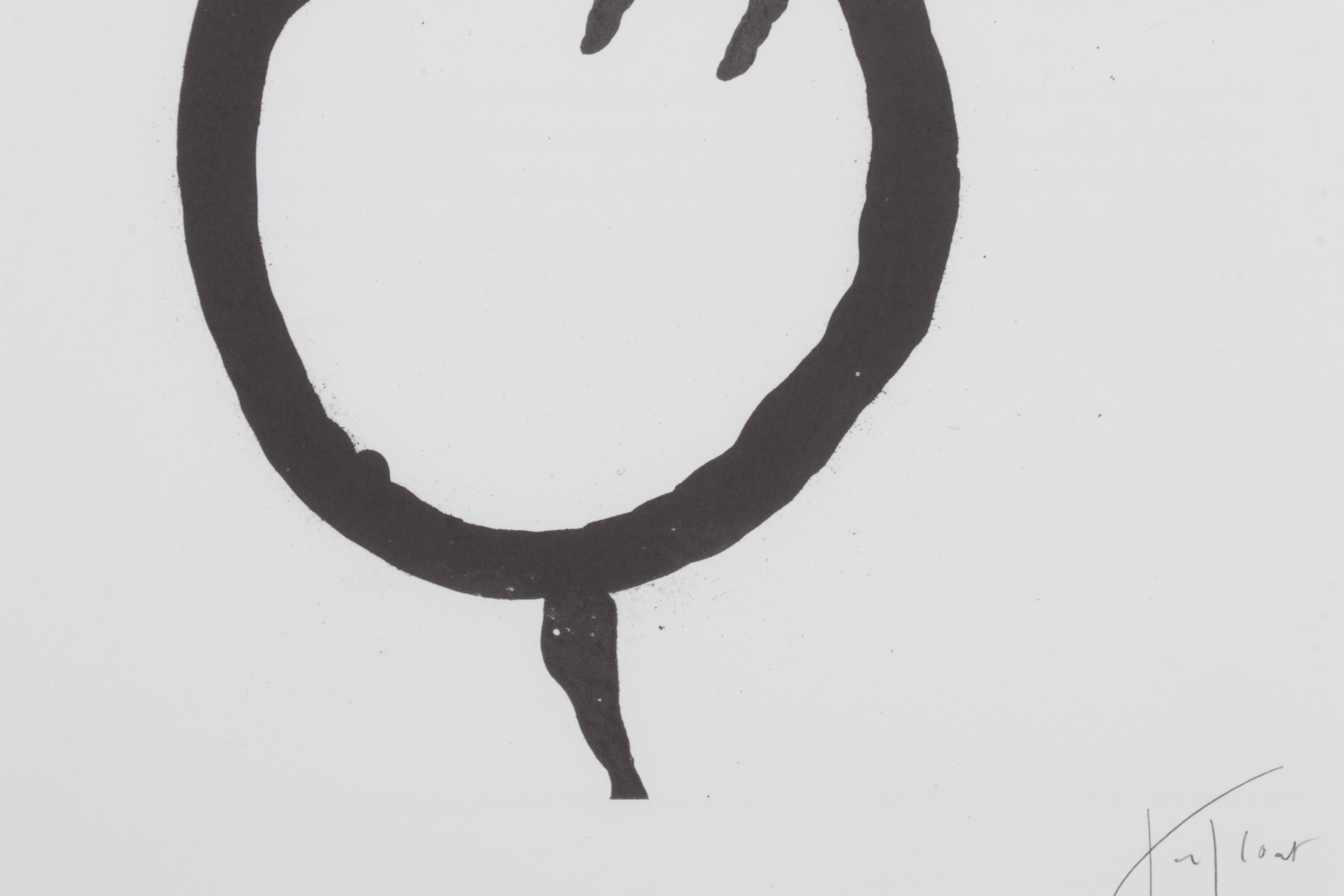 Offset Lithograph After Tal-Coat "Grande Vestige" From "Maeght Éditeur," 1973