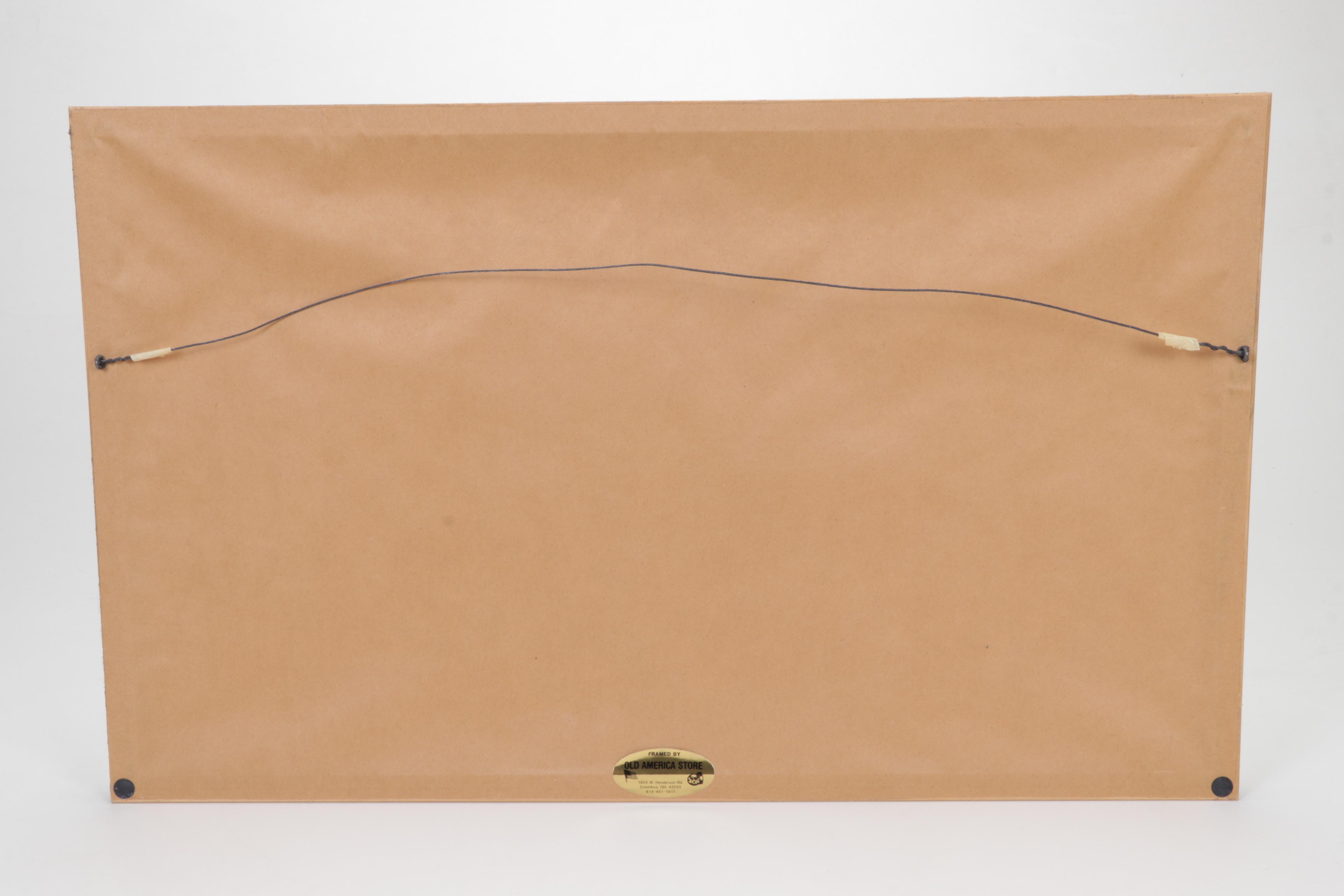 Nativity Scene Printed and Hand-Embroidered Textile Panel