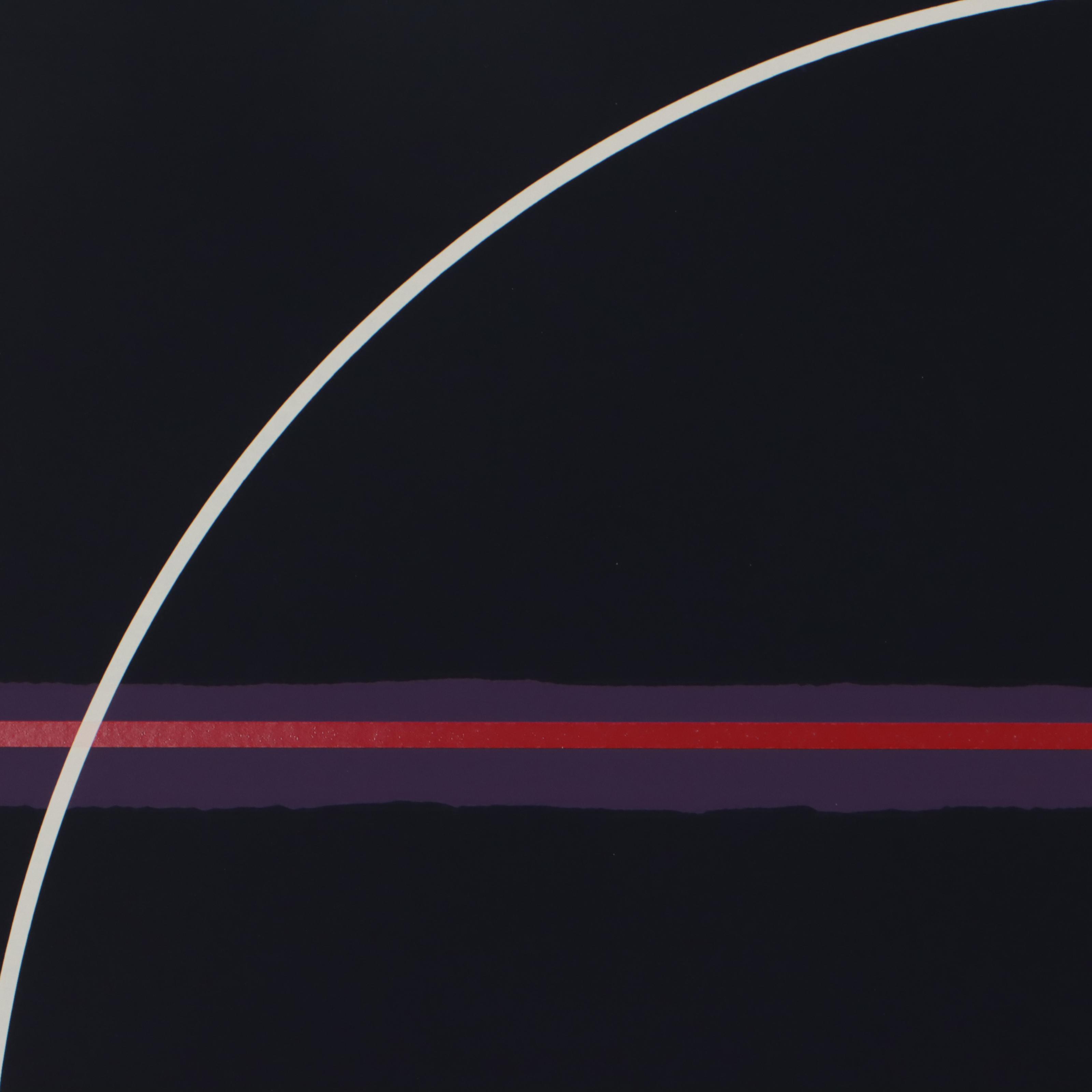 Thomas Whelan Benton Serigraph "White Cap," 1979