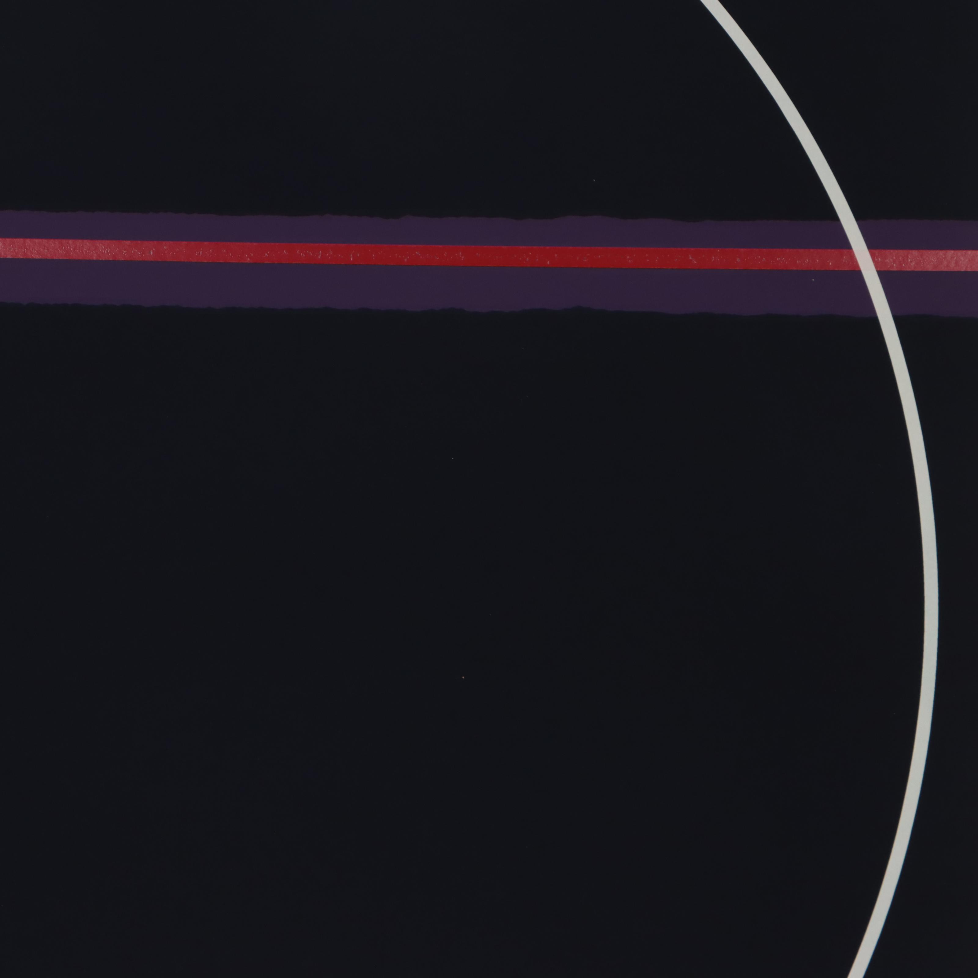 Thomas Whelan Benton Serigraph "White Cap," 1979