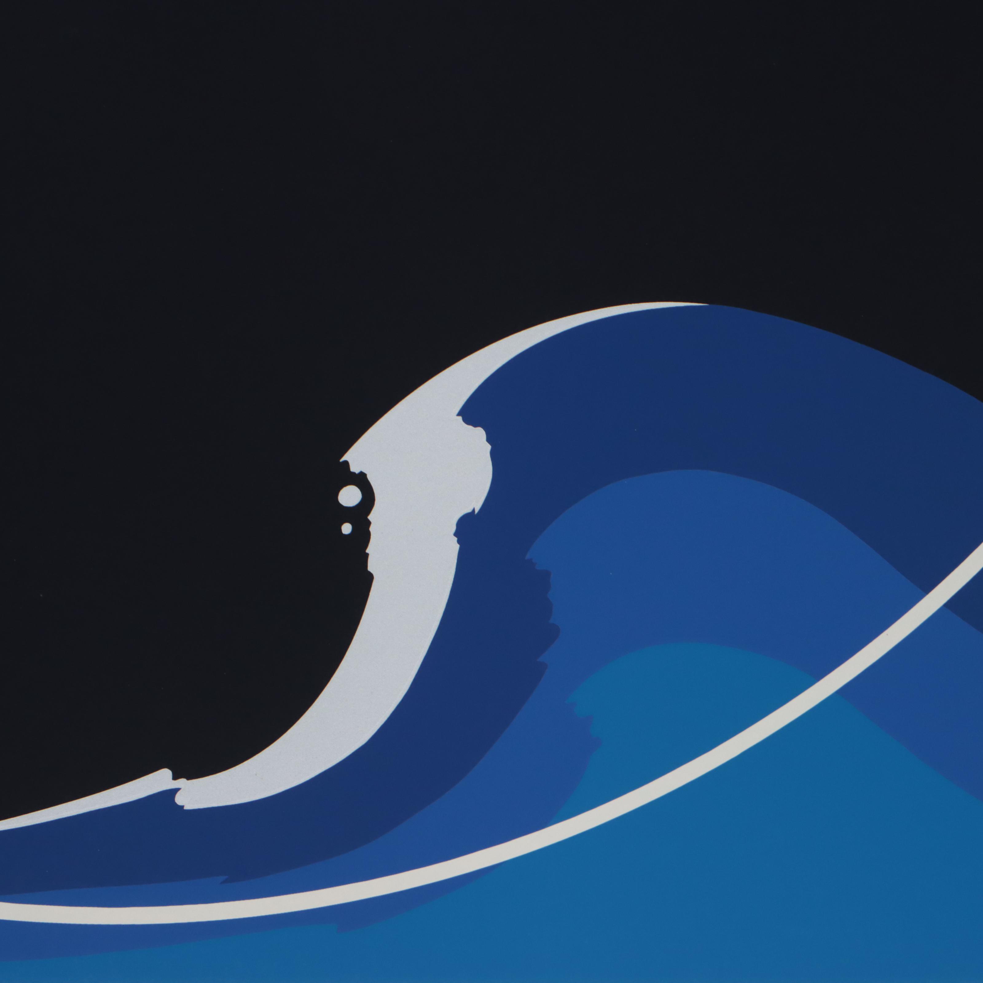 Thomas Whelan Benton Serigraph "White Cap," 1979