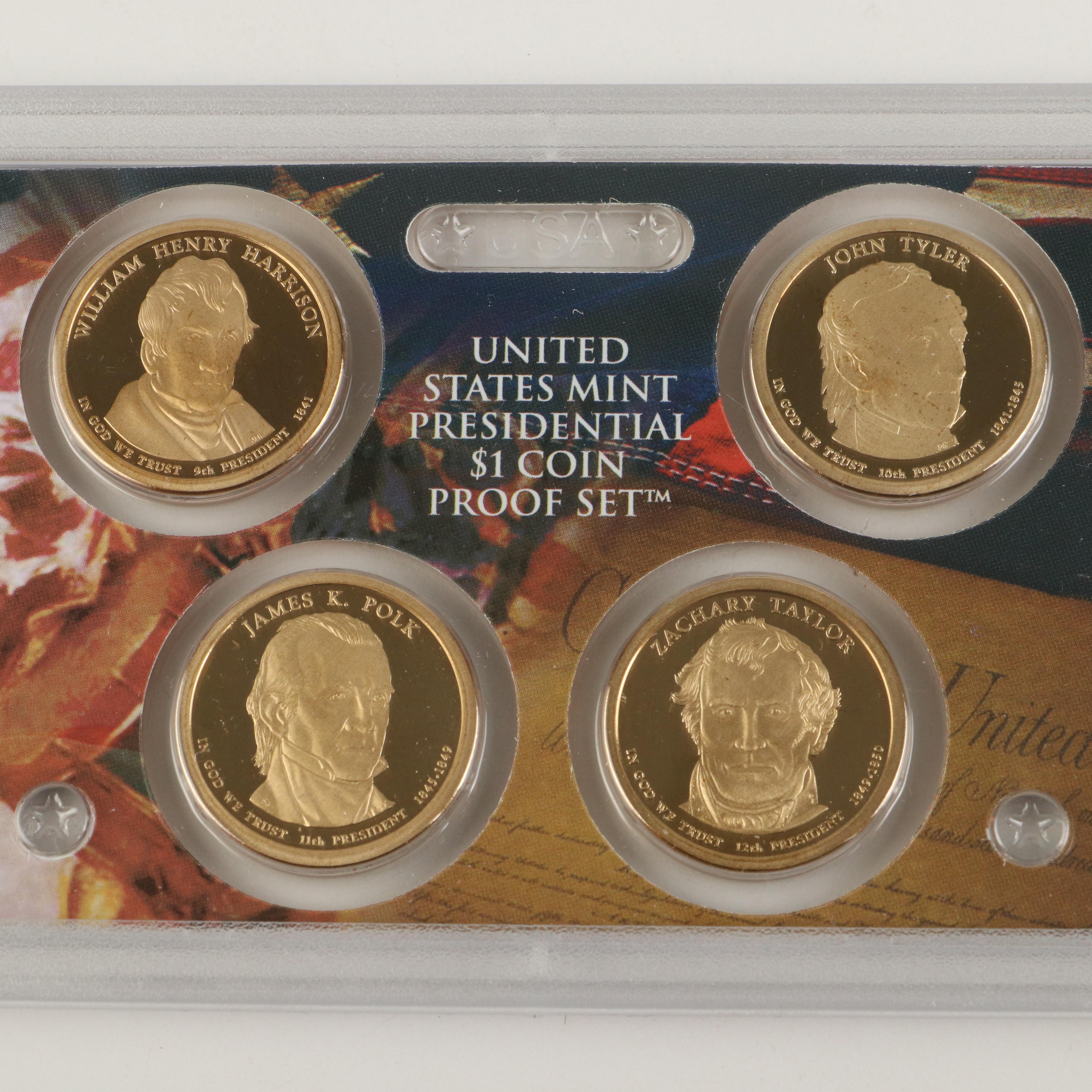 Group of Four United States Proof Sets