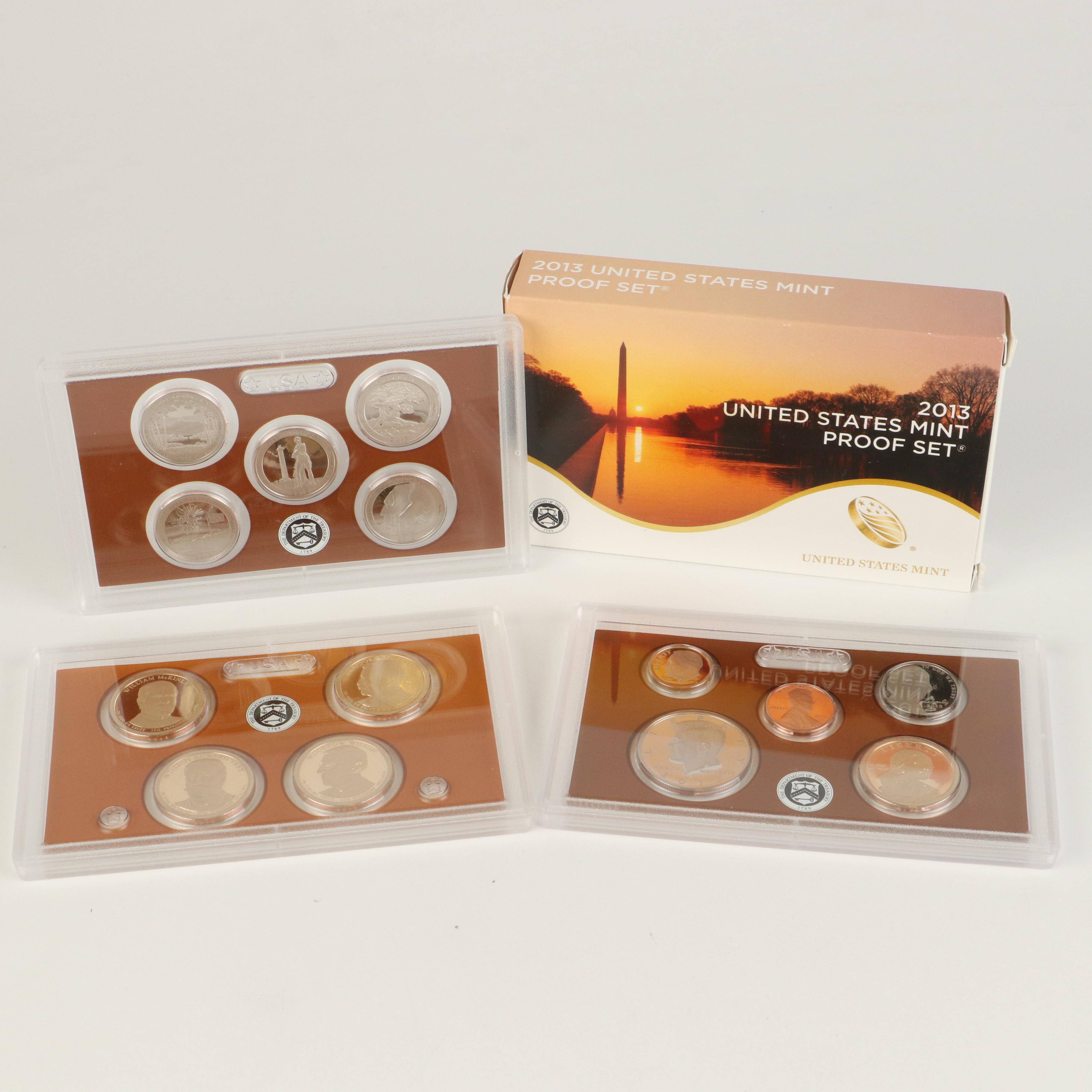 Group of Four United States Proof Sets