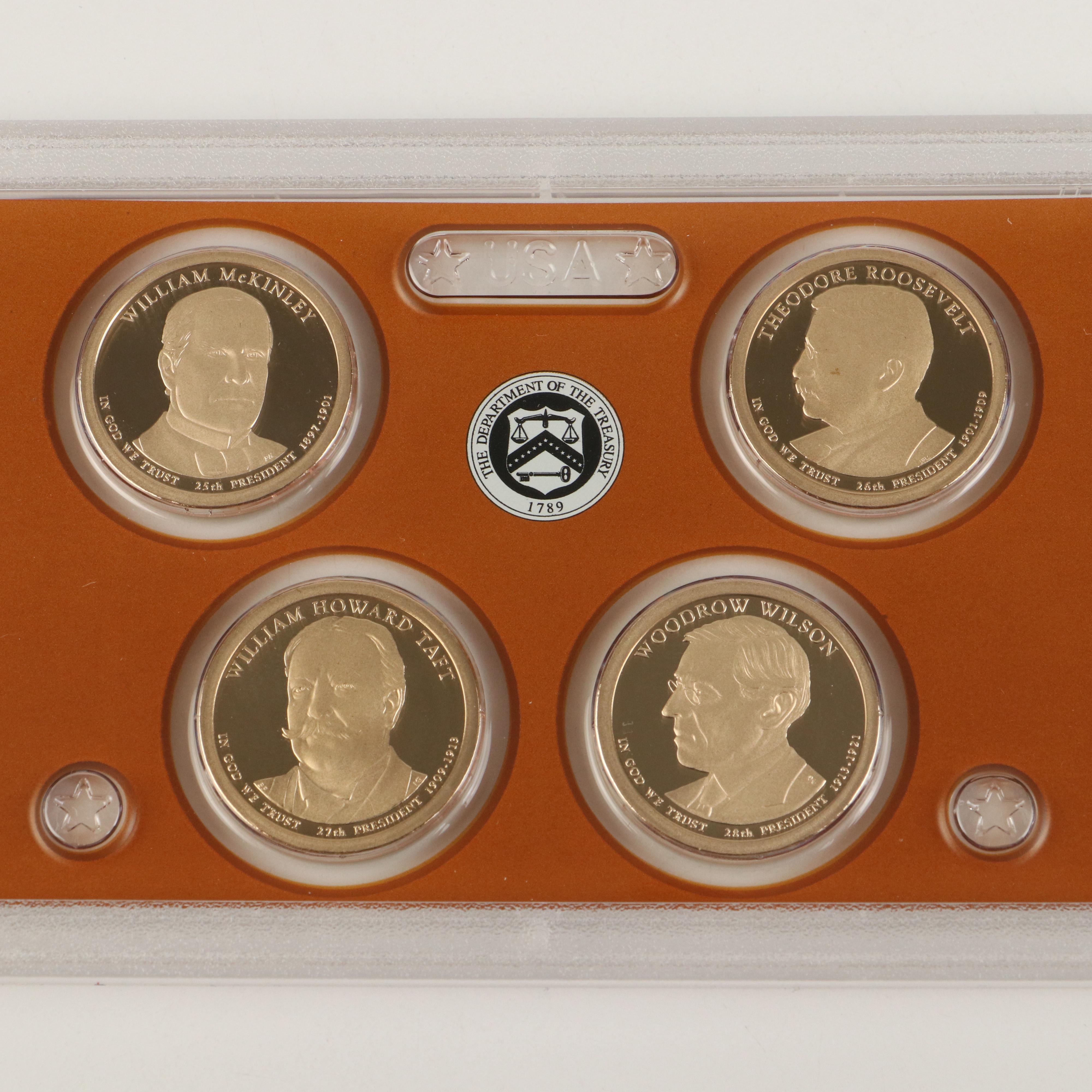 Group of Four United States Proof Sets