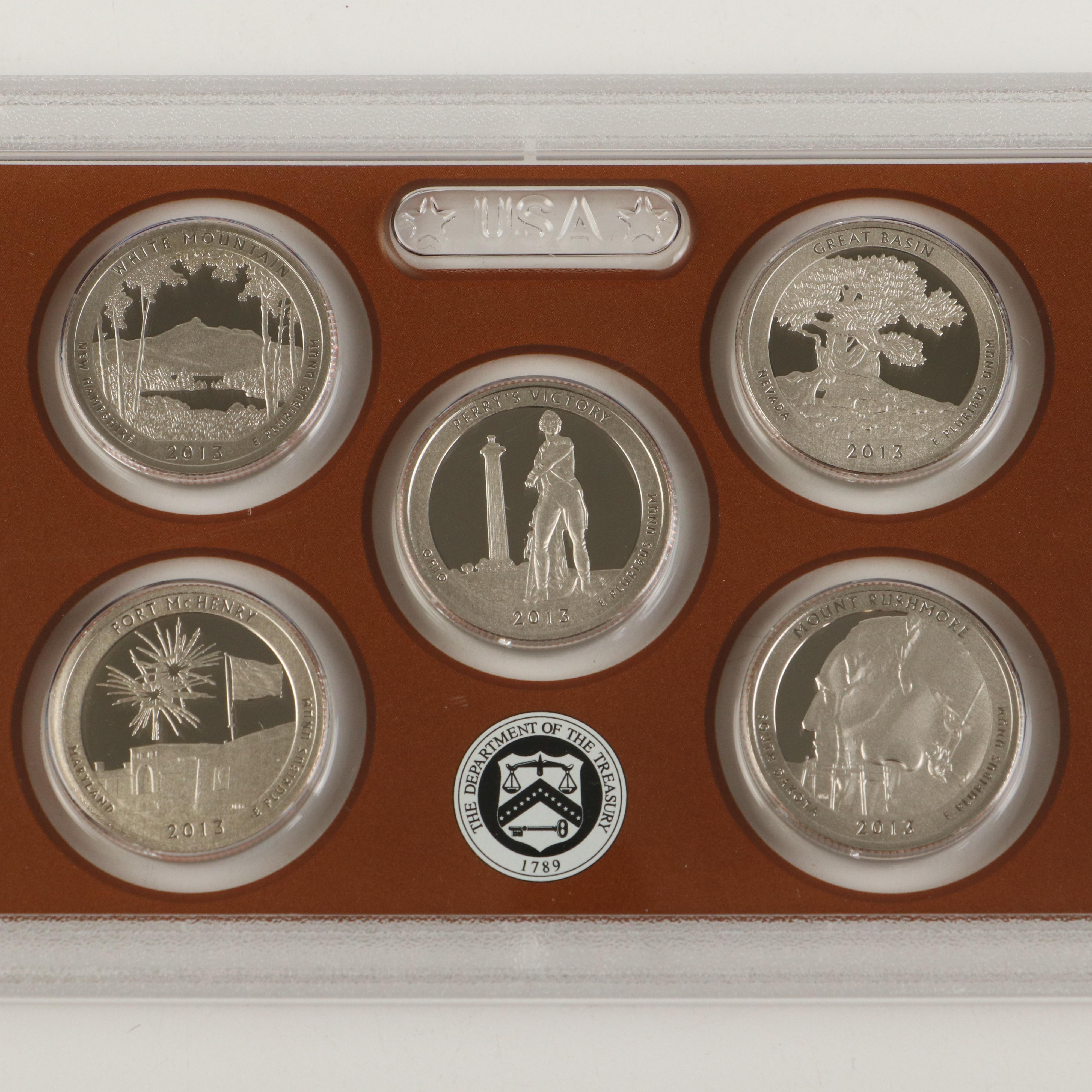Group of Four United States Proof Sets