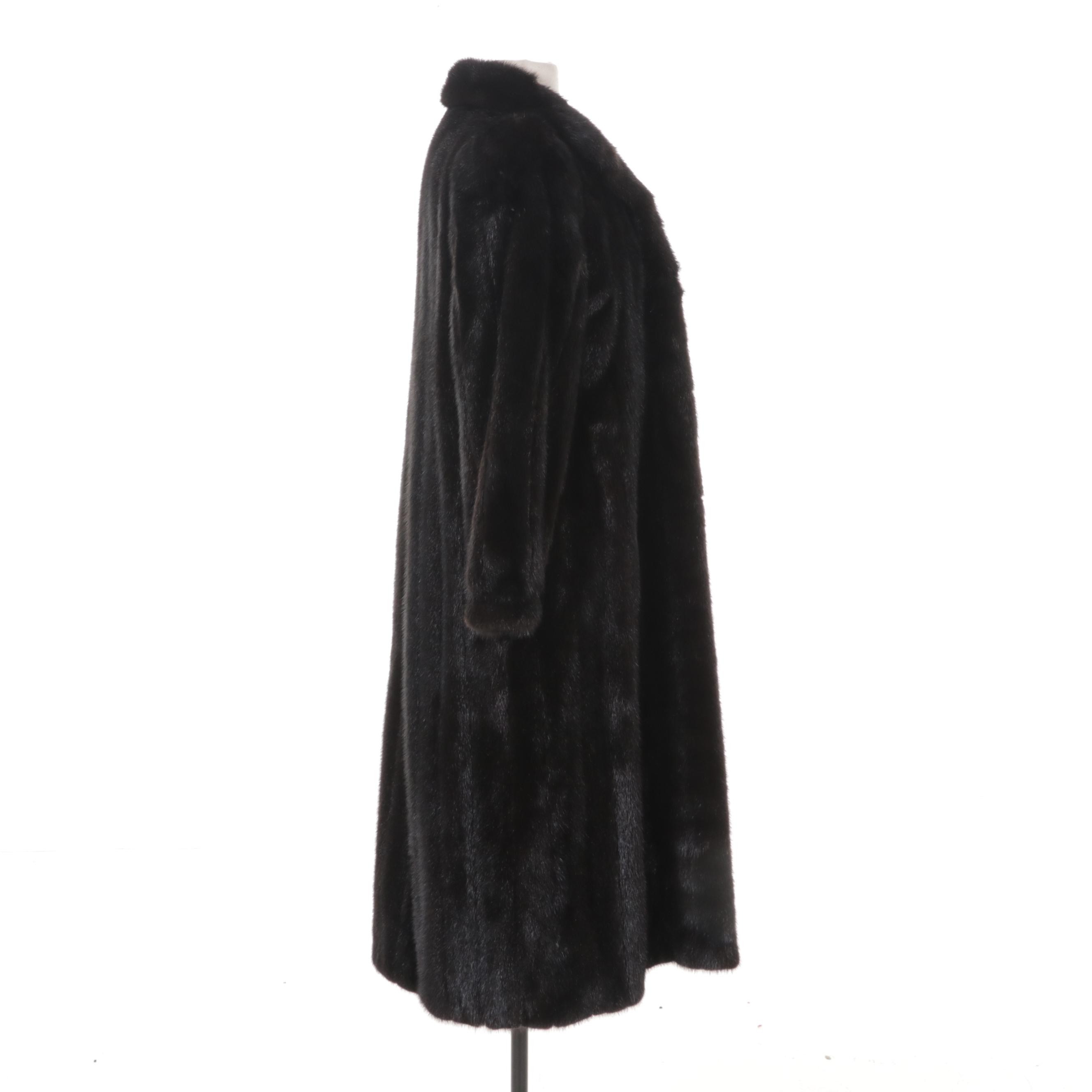 Dark Ranch Mink Fur Coat