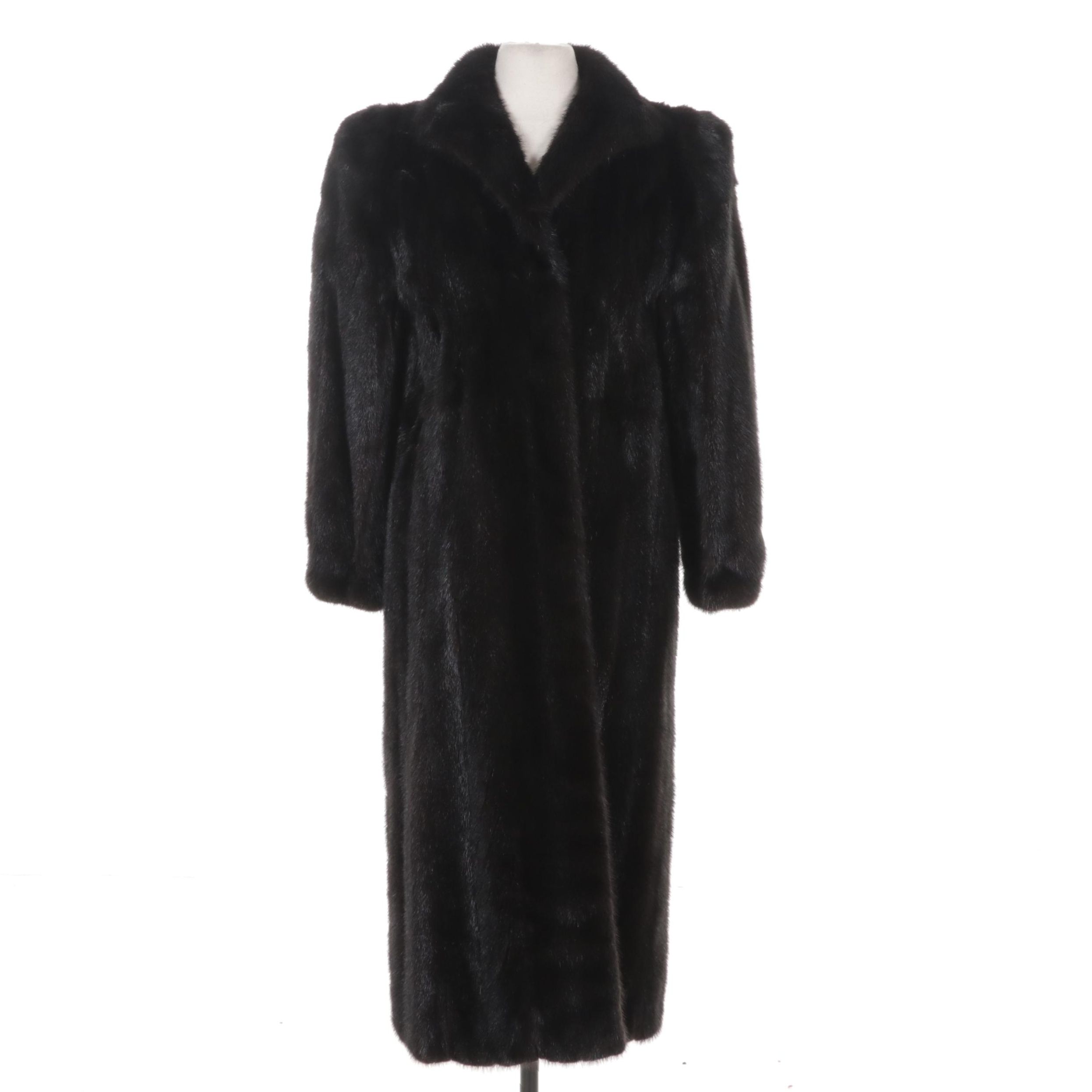 Dark Ranch Mink Fur Coat