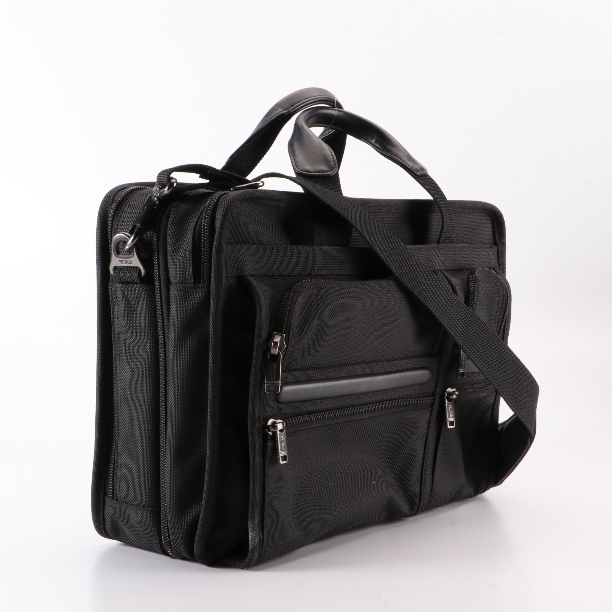 Tumi Rolling Briefcase and Expandable Organizer Laptop Bag in Ballistic Nylon