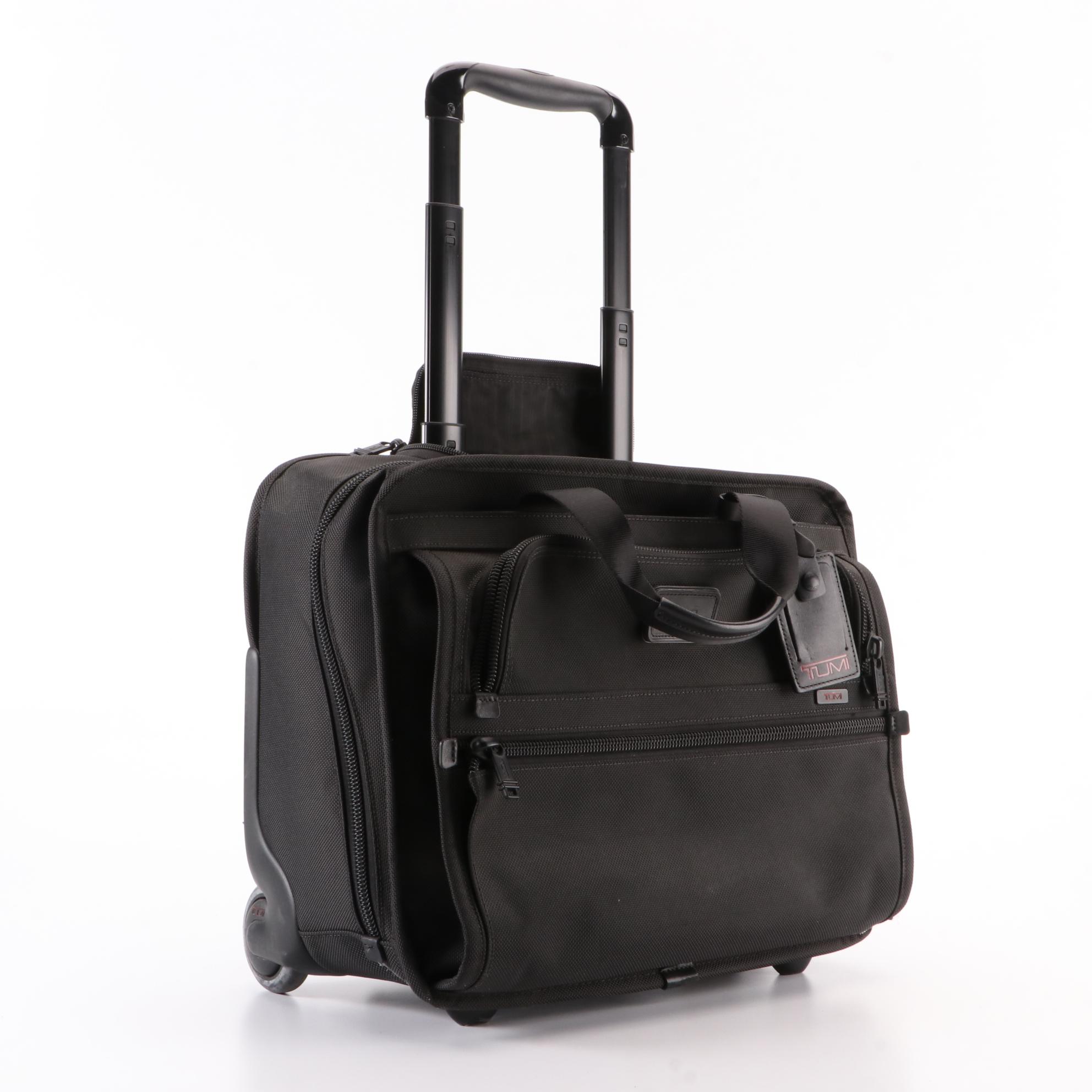 Tumi Rolling Briefcase and Expandable Organizer Laptop Bag in Ballistic Nylon