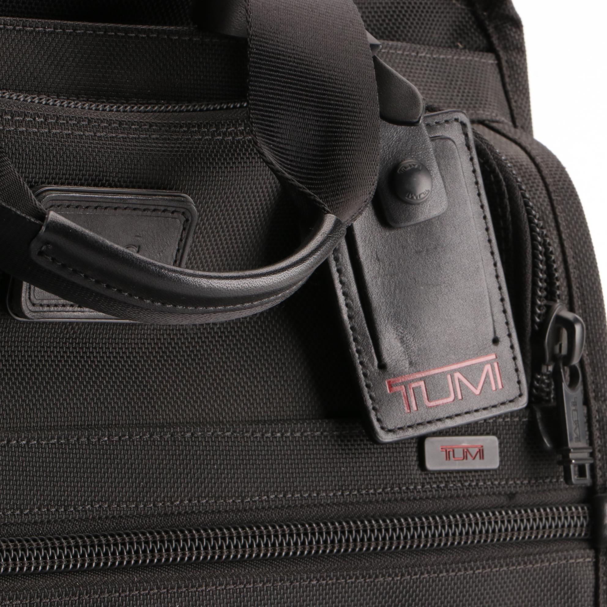 Tumi Rolling Briefcase and Expandable Organizer Laptop Bag in Ballistic Nylon