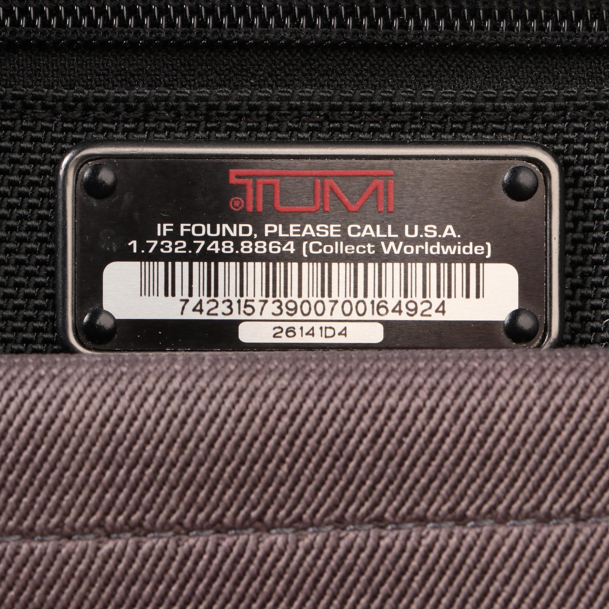Tumi Rolling Briefcase and Expandable Organizer Laptop Bag in Ballistic Nylon