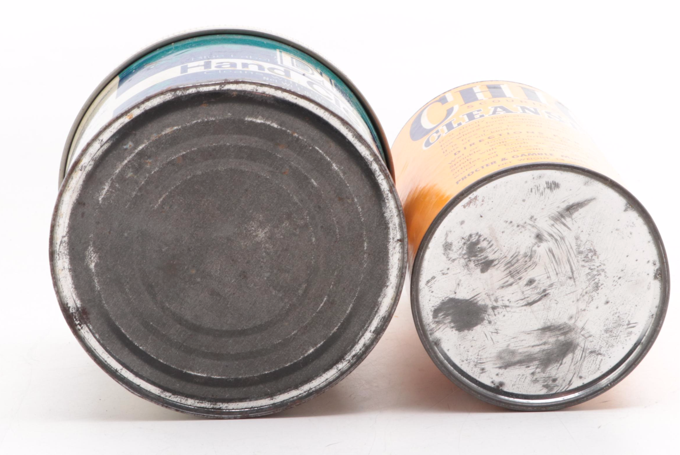 Boraxo, Chic and DL Hand Cleaner and Cleanser Tins, Mid to Late 20th Century