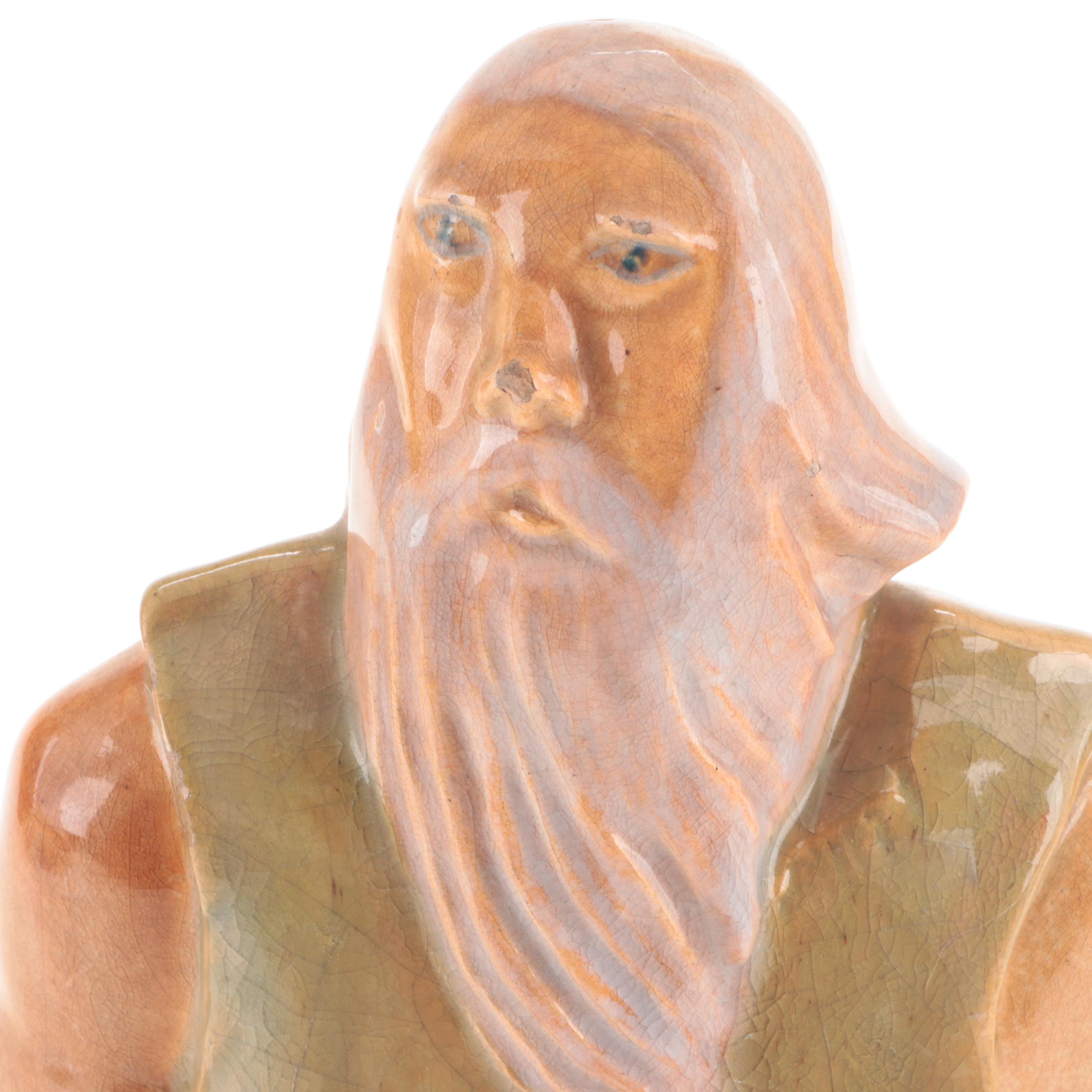 Nils Hanson for the Federal Arts Project, #1 Ceramic Figure of Johnny Appleseed