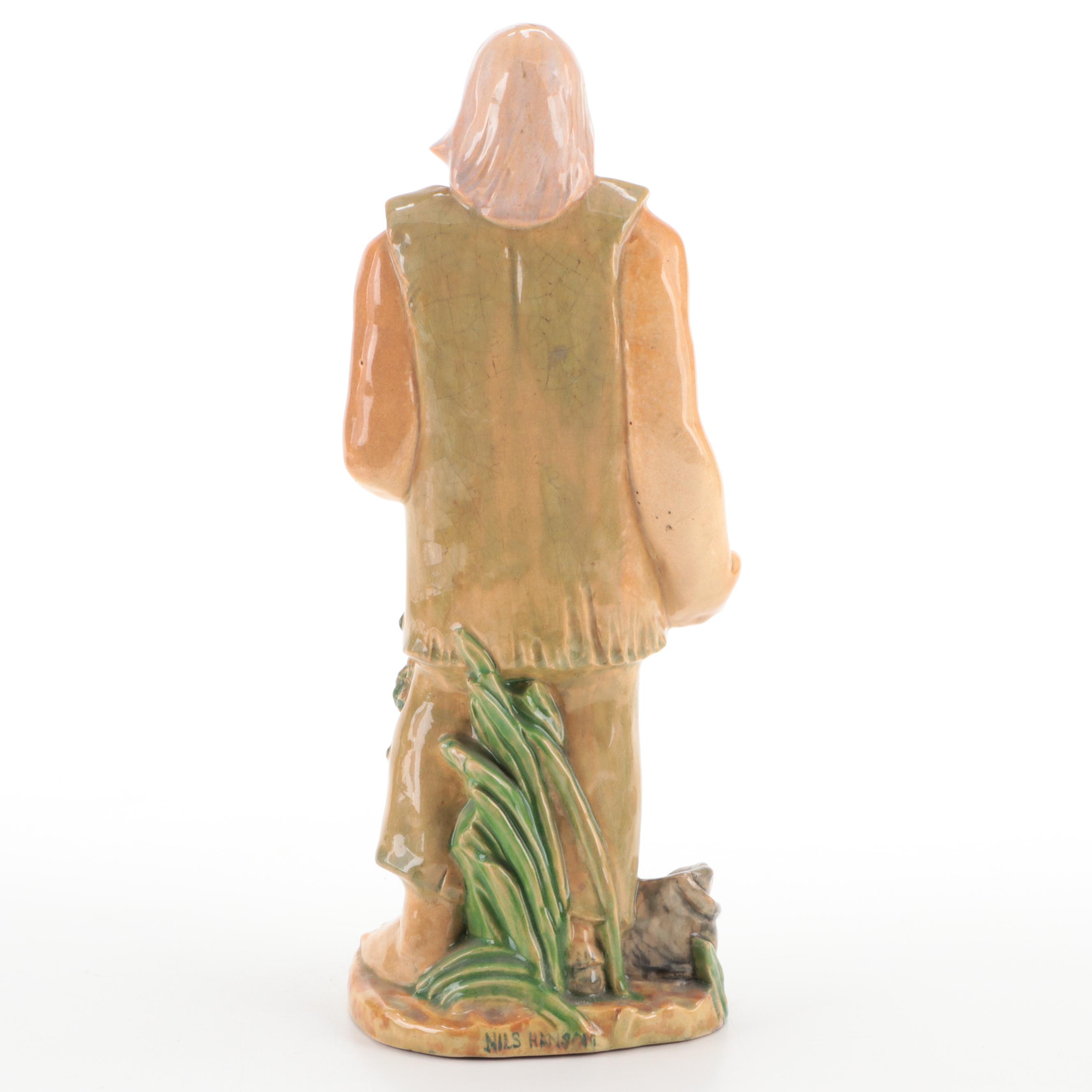 Nils Hanson for the Federal Arts Project, #1 Ceramic Figure of Johnny Appleseed