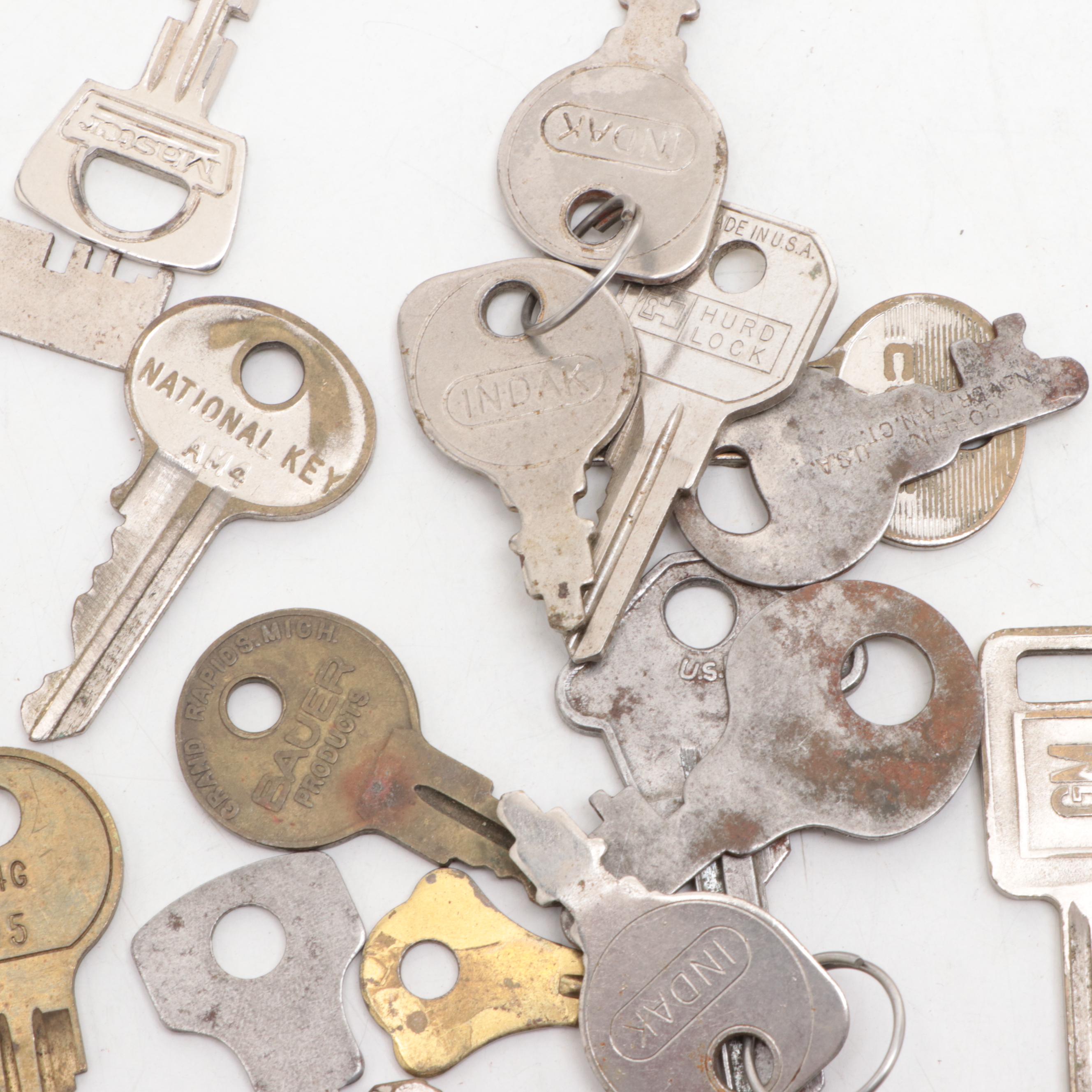 Eagle Lock Co., Village Motel and Other Keys, Keychains and More