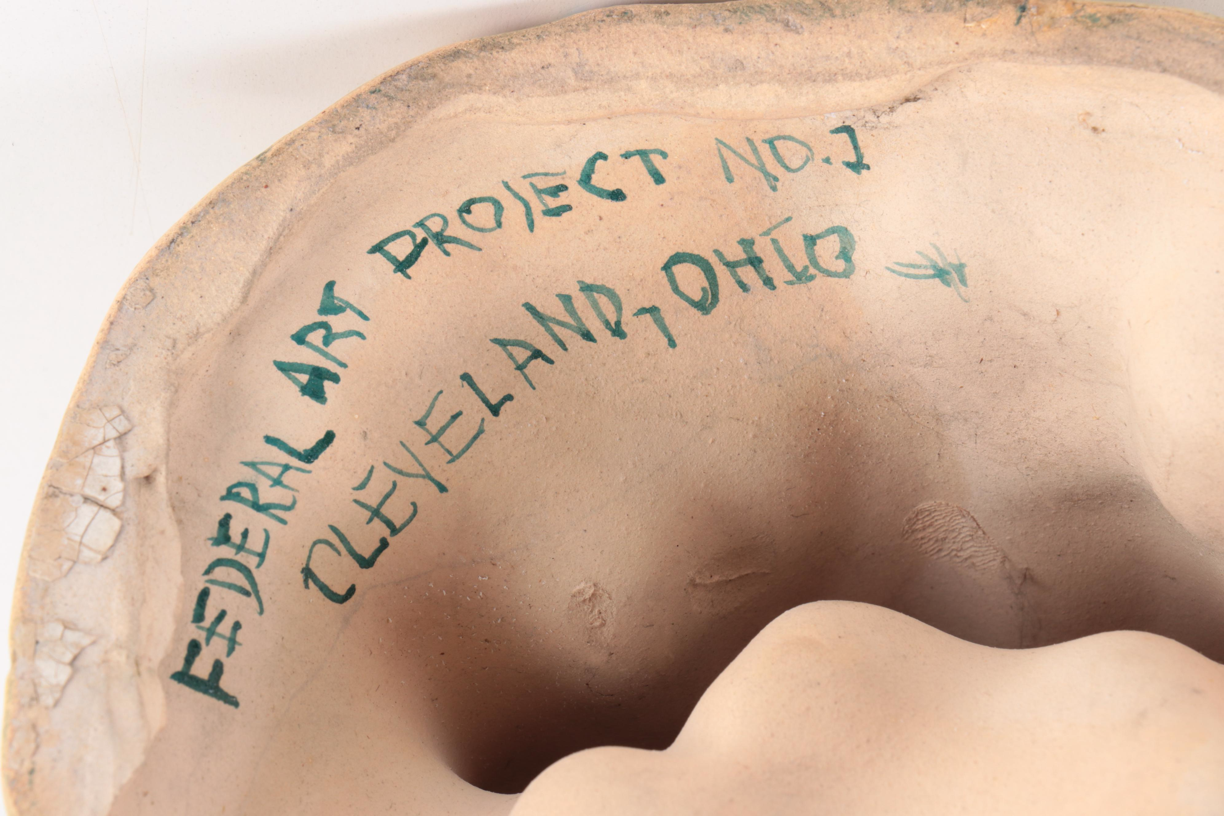 Nils Hanson for the Federal Arts Project, #1 Ceramic Figure of Johnny Appleseed