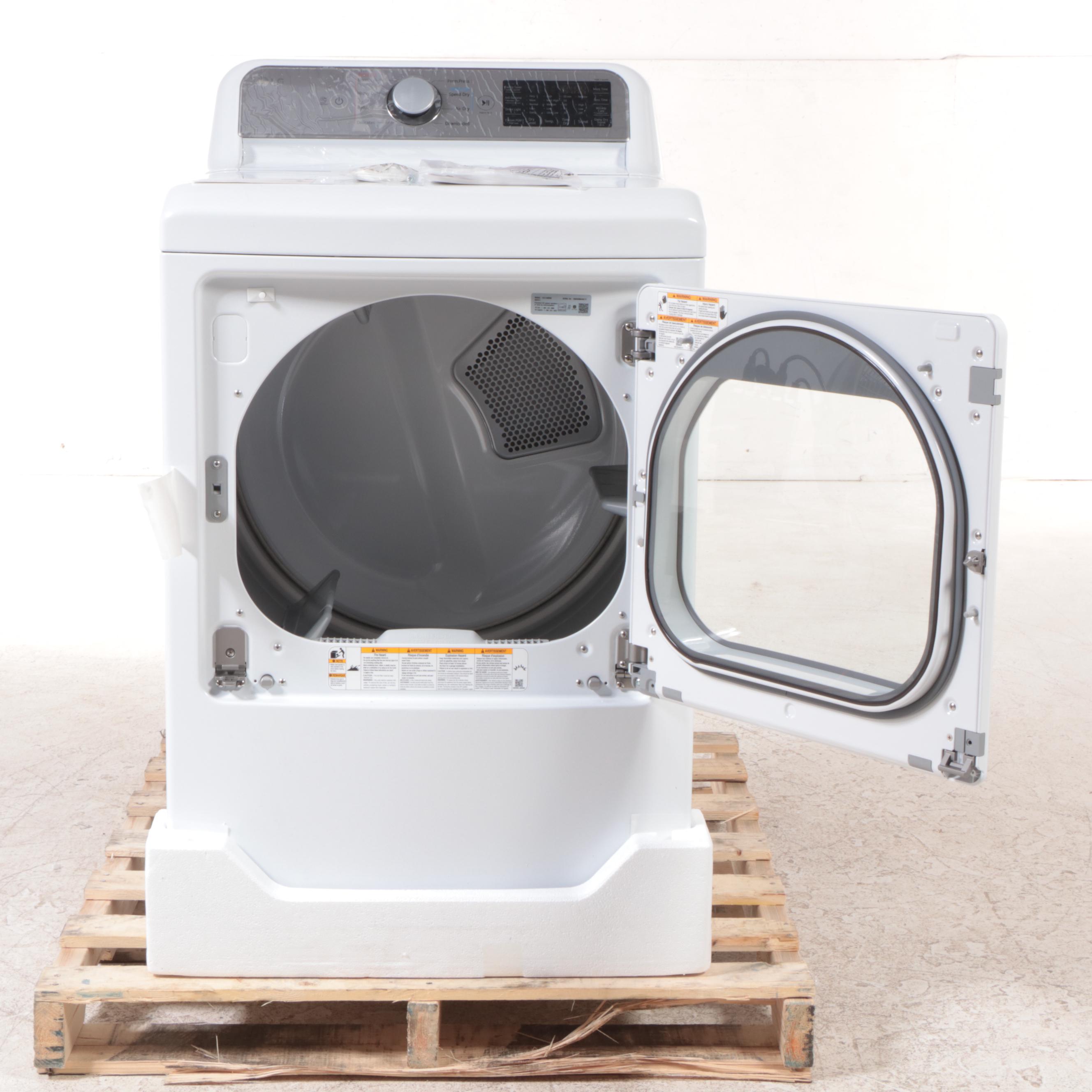 LG 7.3 Cu. Ft. White Ultra Large Capacity Wi-Fi Enabled Rear Control Dryer