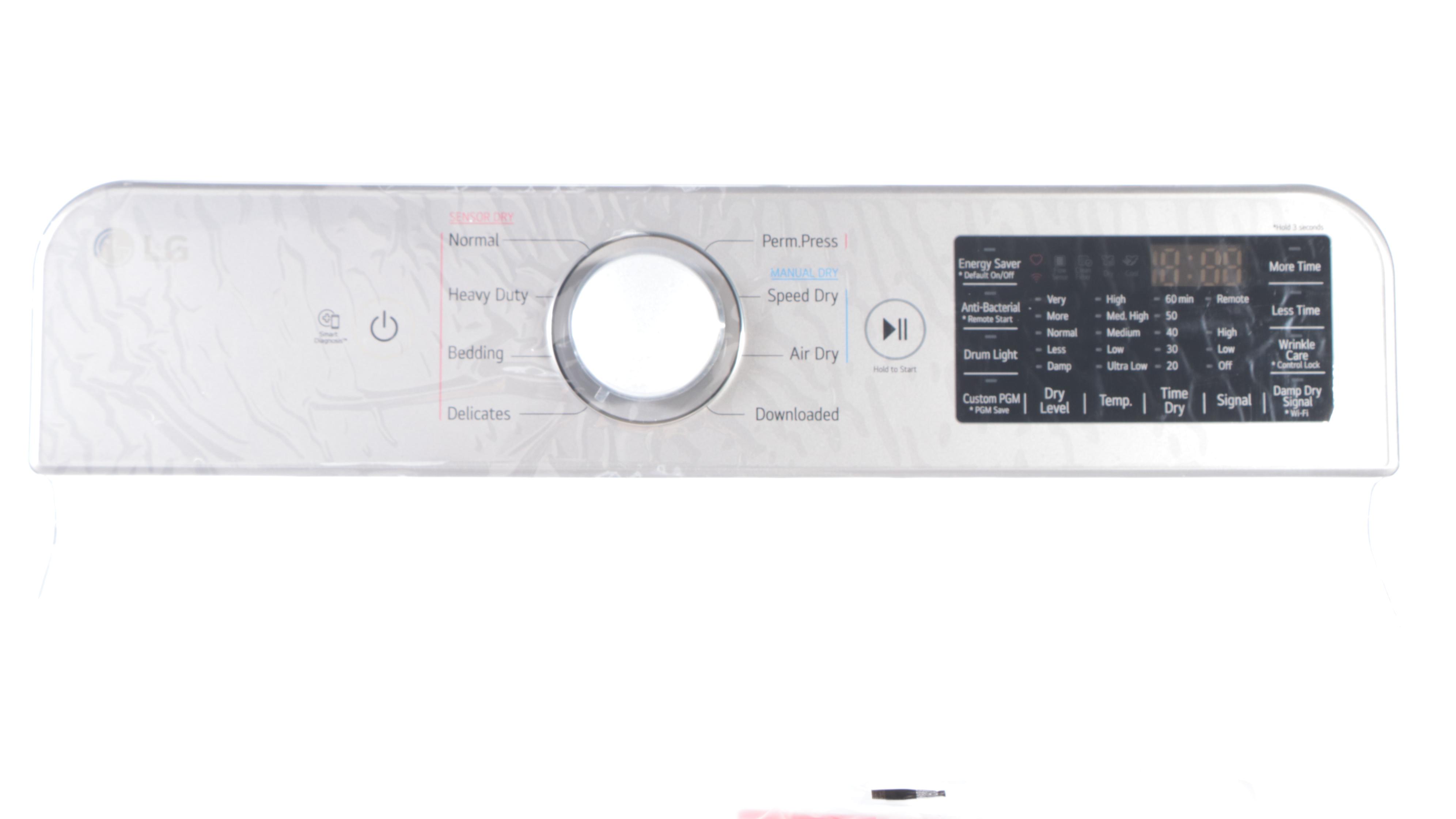 LG 7.3 Cu. Ft. White Ultra Large Capacity Wi-Fi Enabled Rear Control Dryer