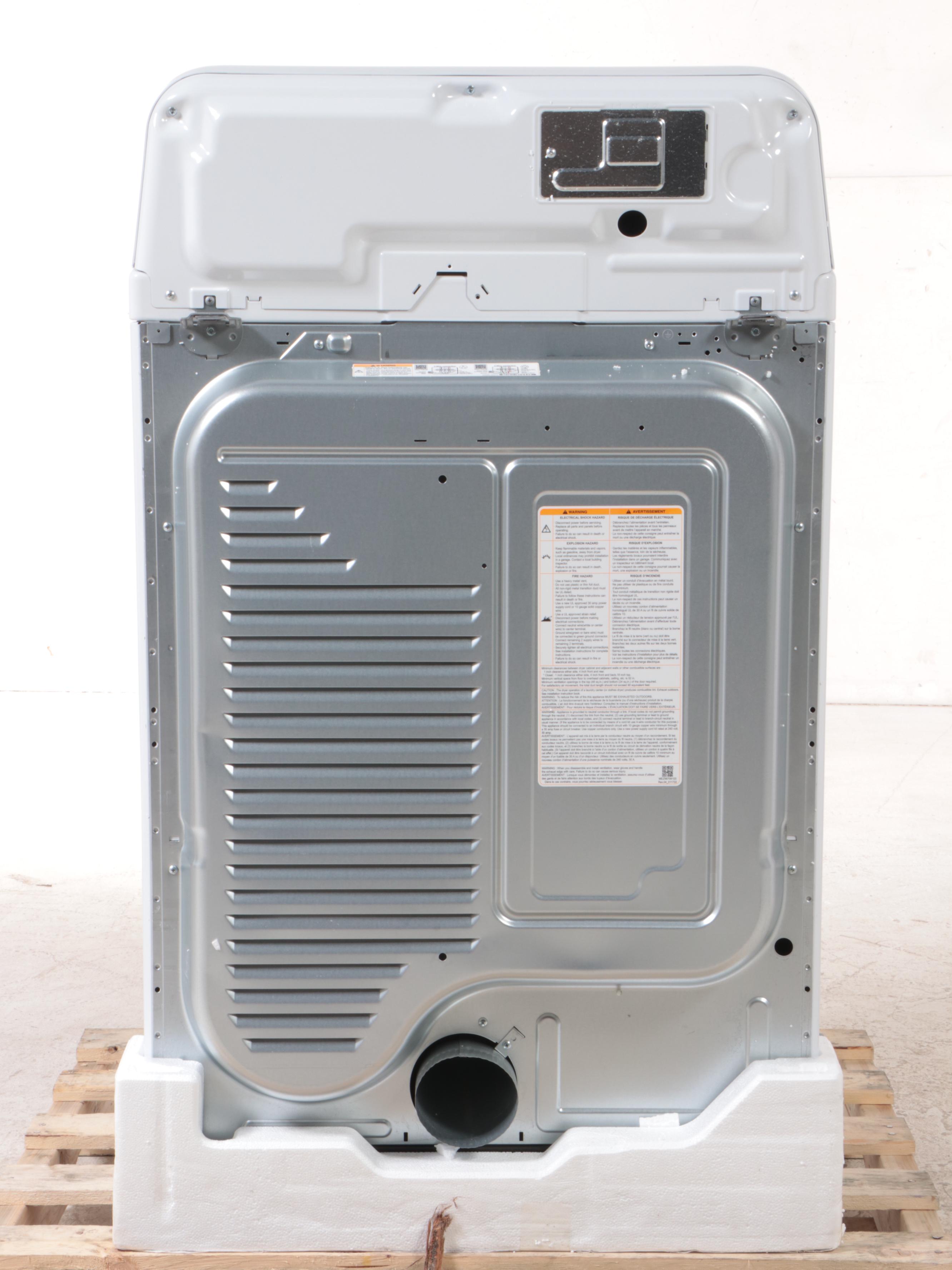 LG 7.3 Cu. Ft. White Ultra Large Capacity Wi-Fi Enabled Rear Control Dryer