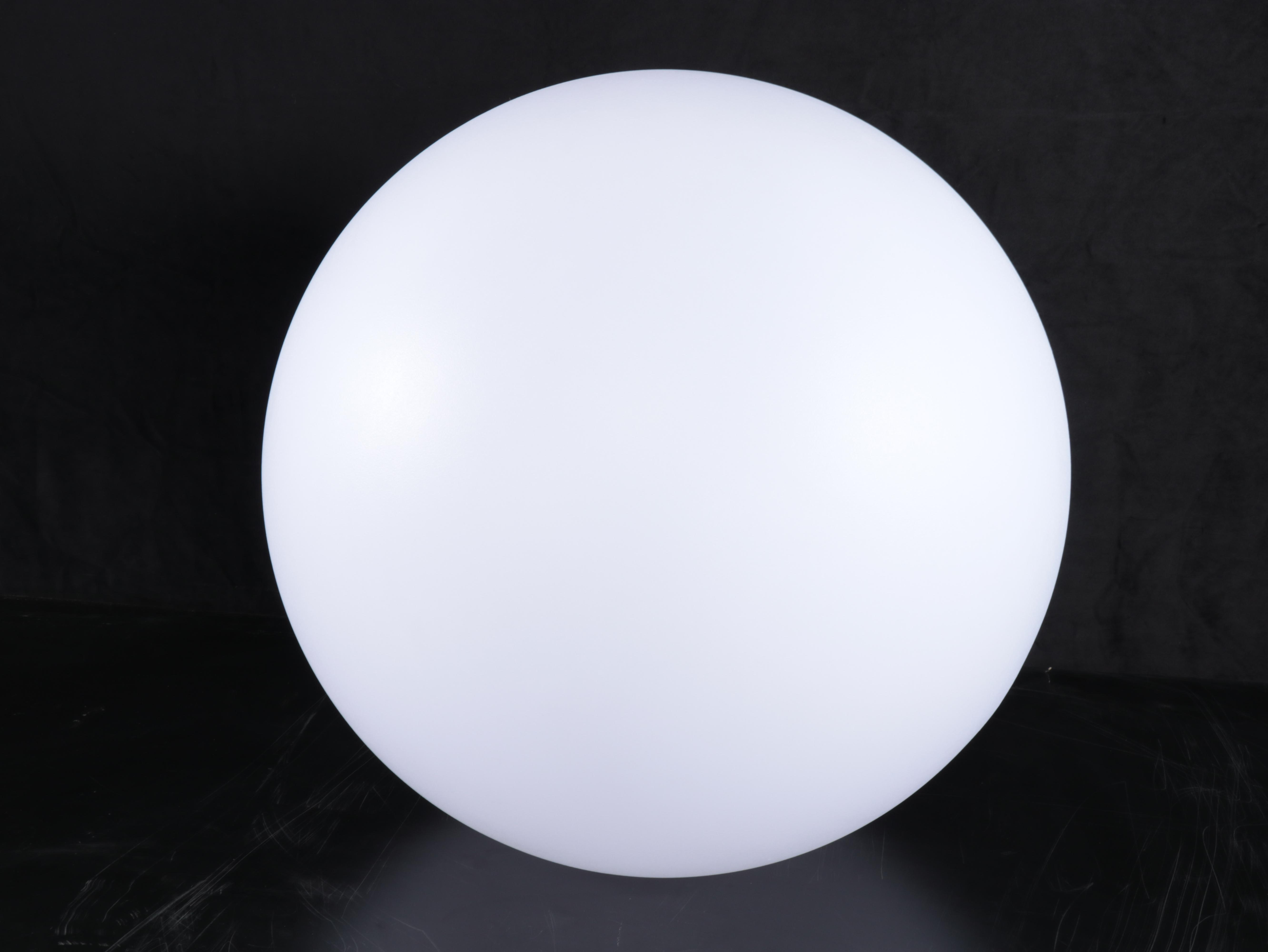 Three Large Rechargeable LED Orb Lights With Remote