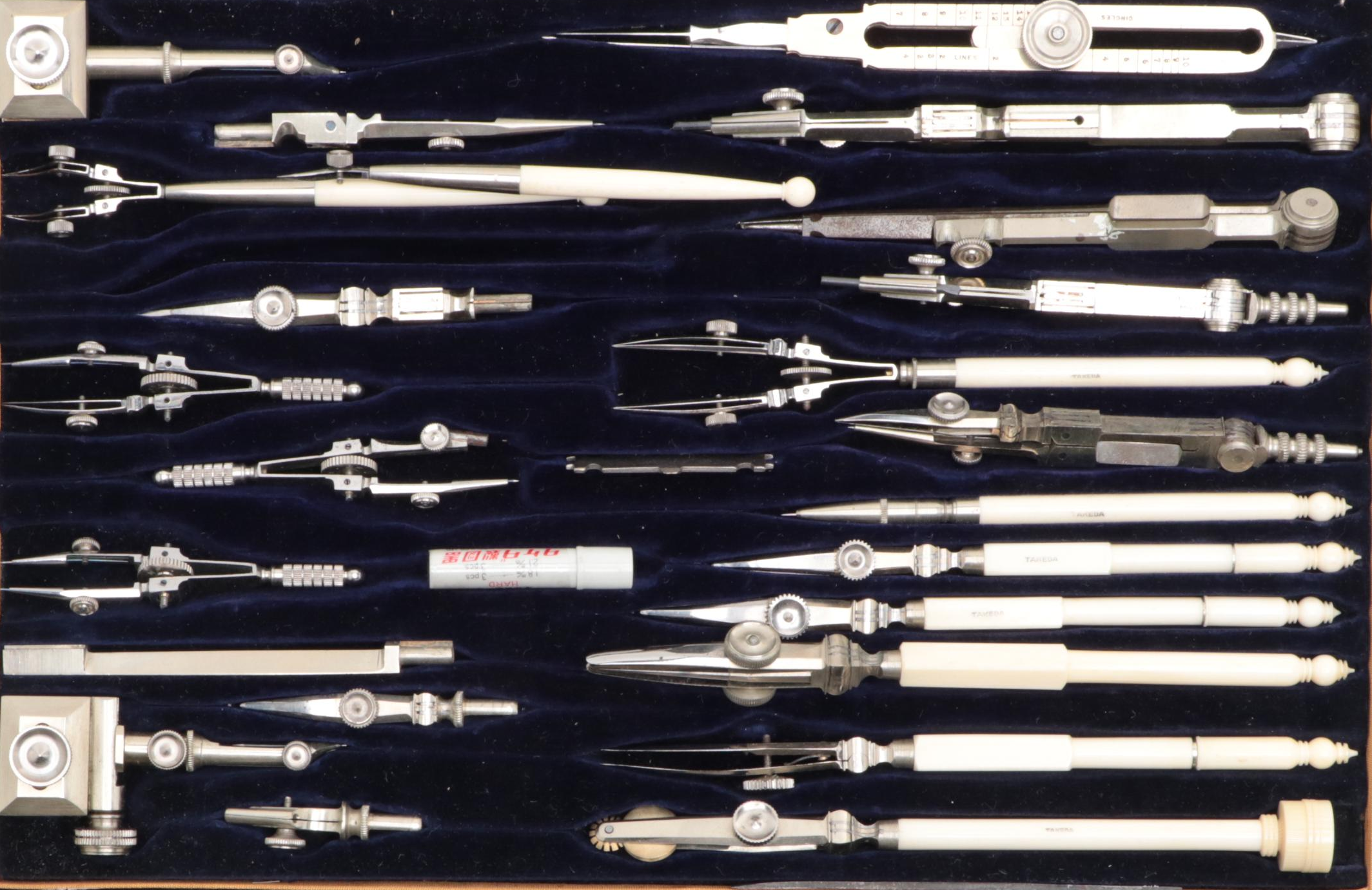 Takeda and Technical Supply Co. Drafting Sets