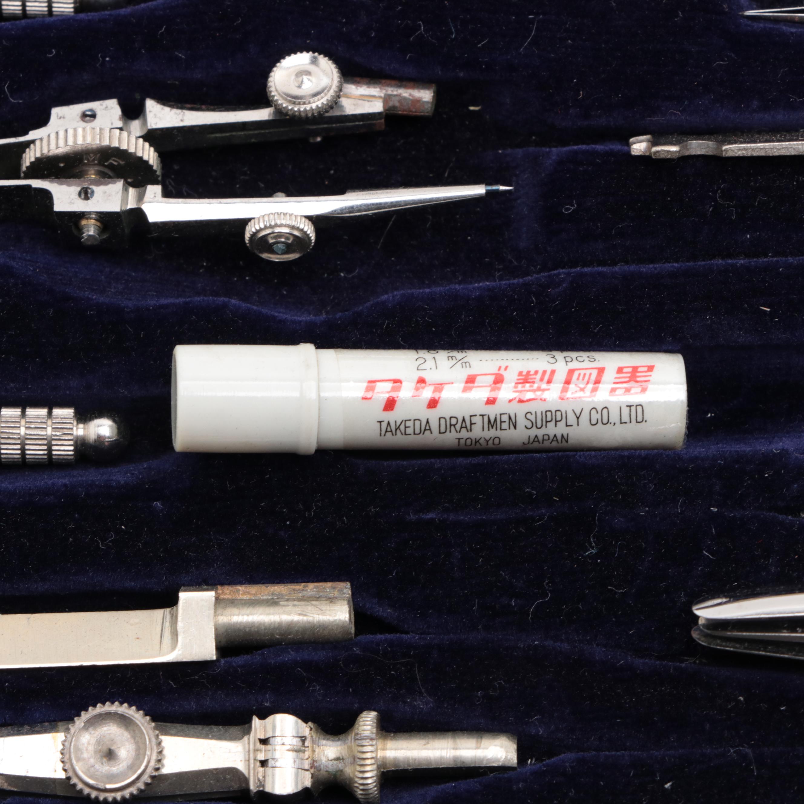 Takeda and Technical Supply Co. Drafting Sets