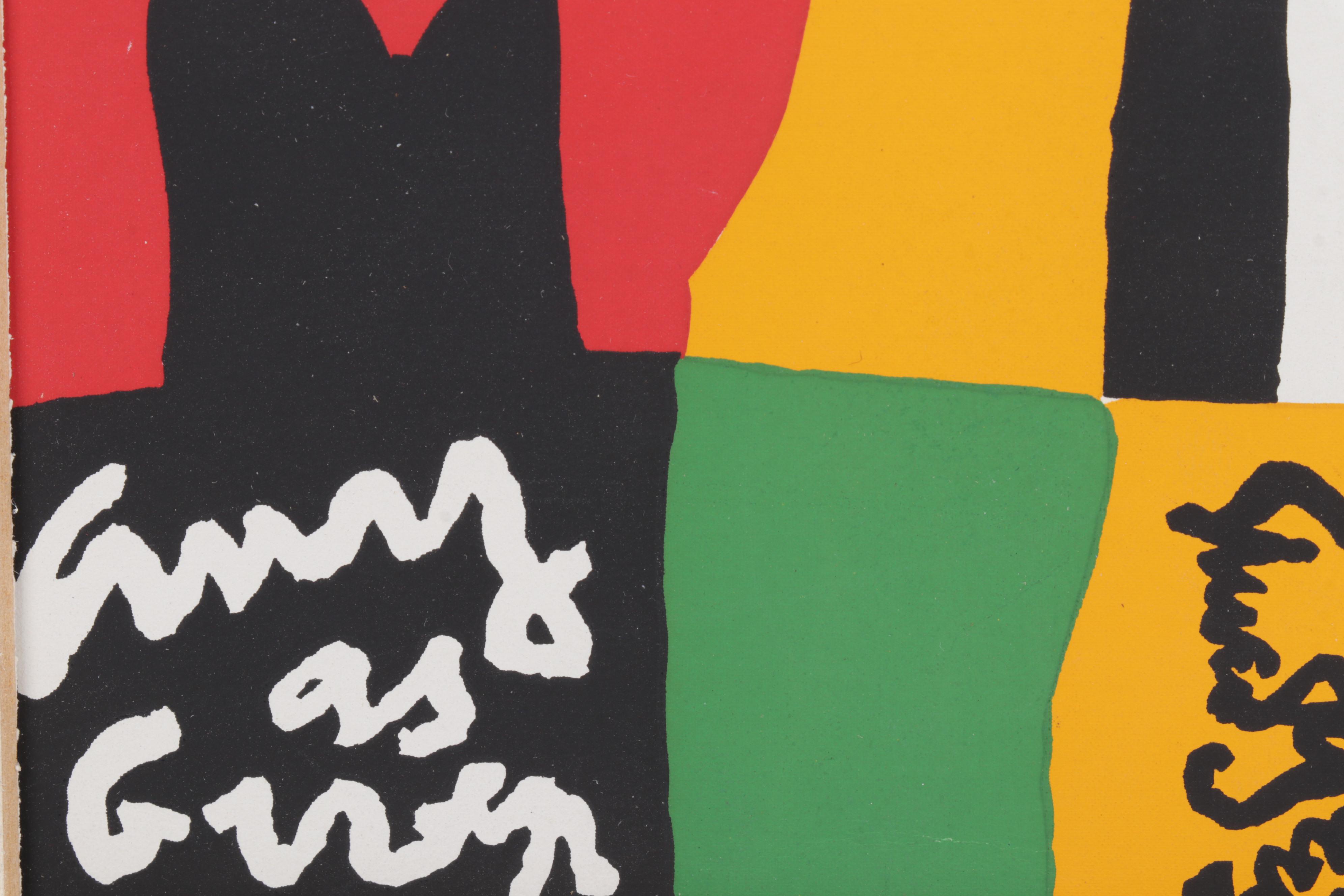 Serigraph After Stuart Davis "Ten Works x Ten Painters" Series, Circa 1964