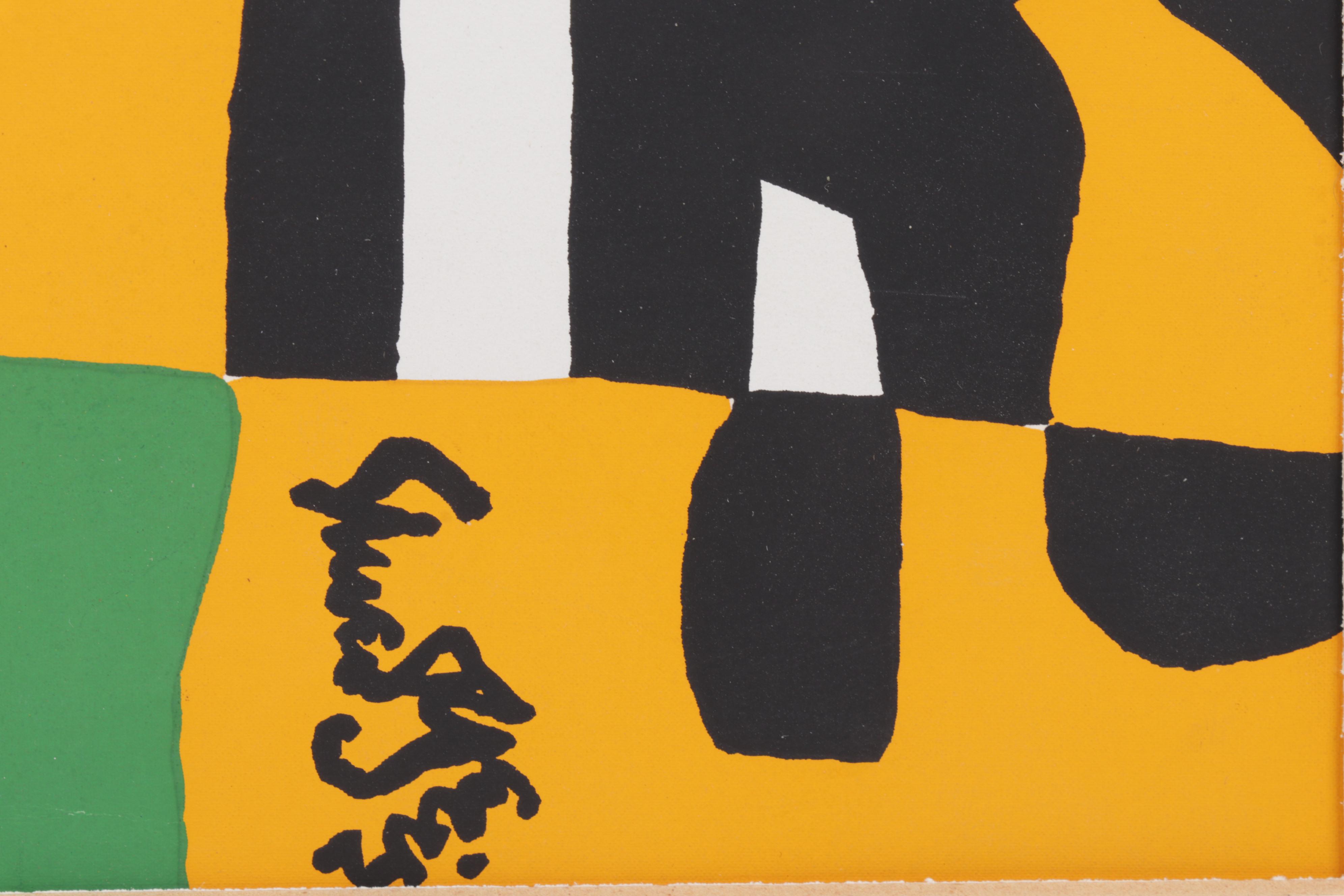 Serigraph After Stuart Davis "Ten Works x Ten Painters" Series, Circa 1964