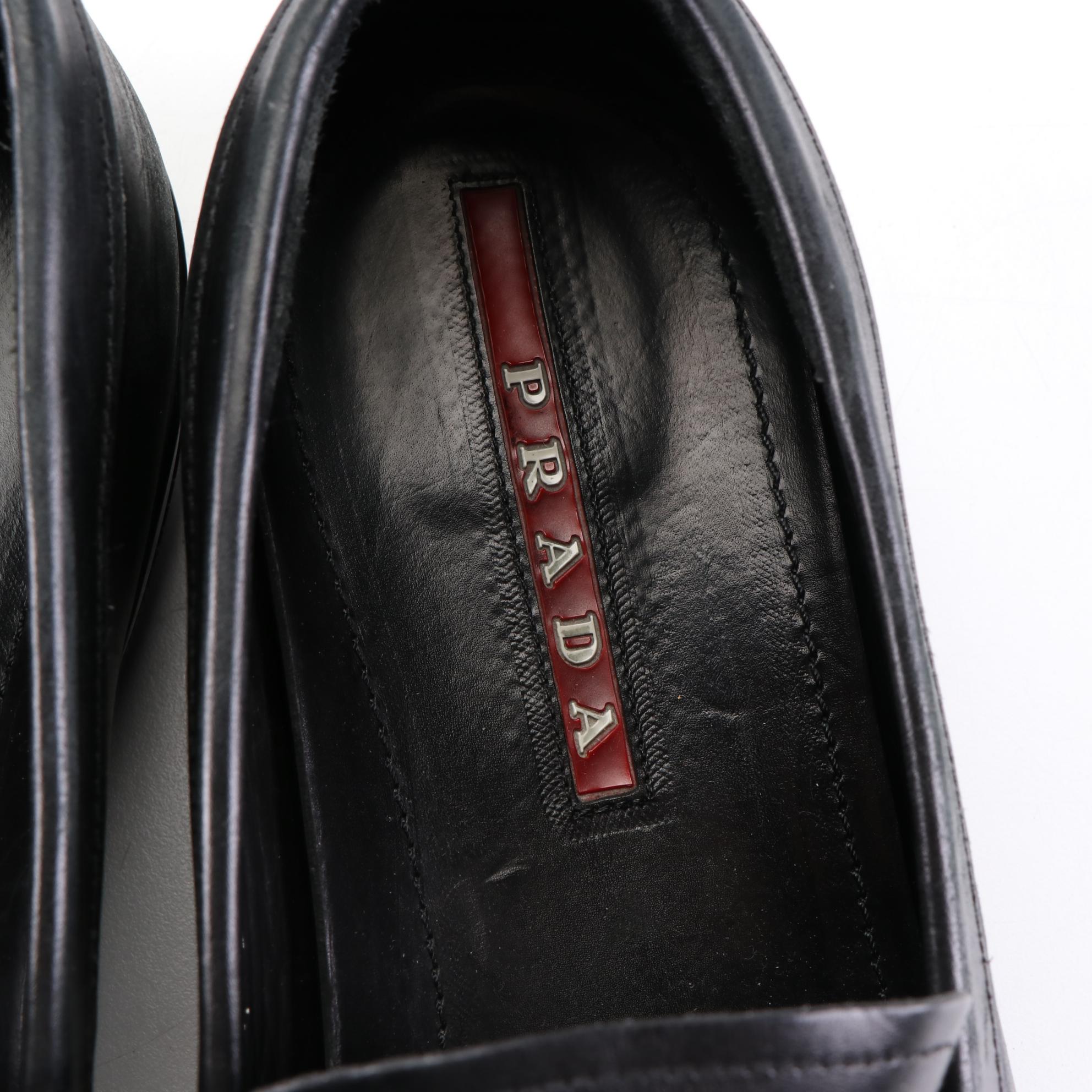 Men's Gucci and Prada Sport Leather Loafers