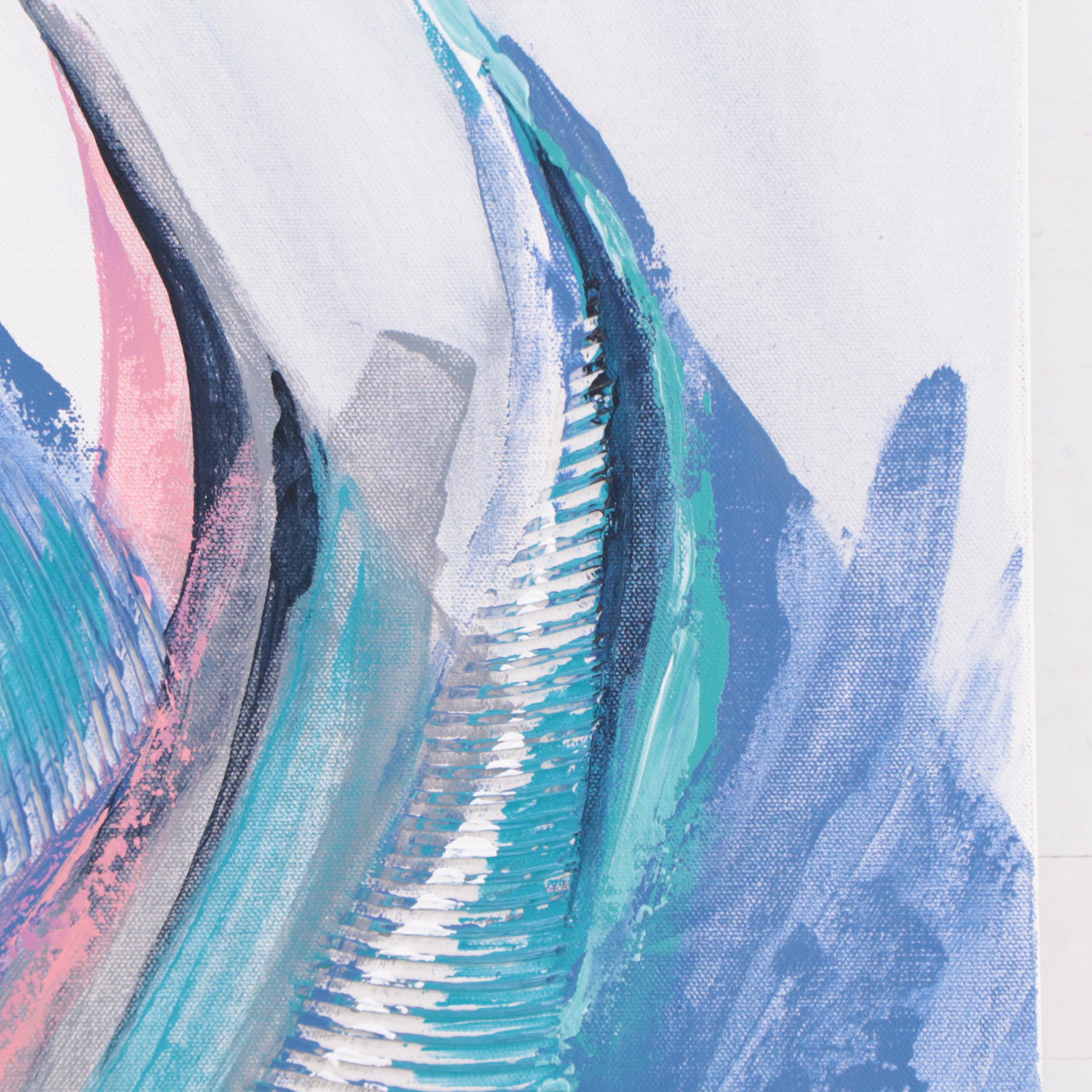 Deborah Bigeleisen Abstract Acrylic Painting "Energy in Motion"