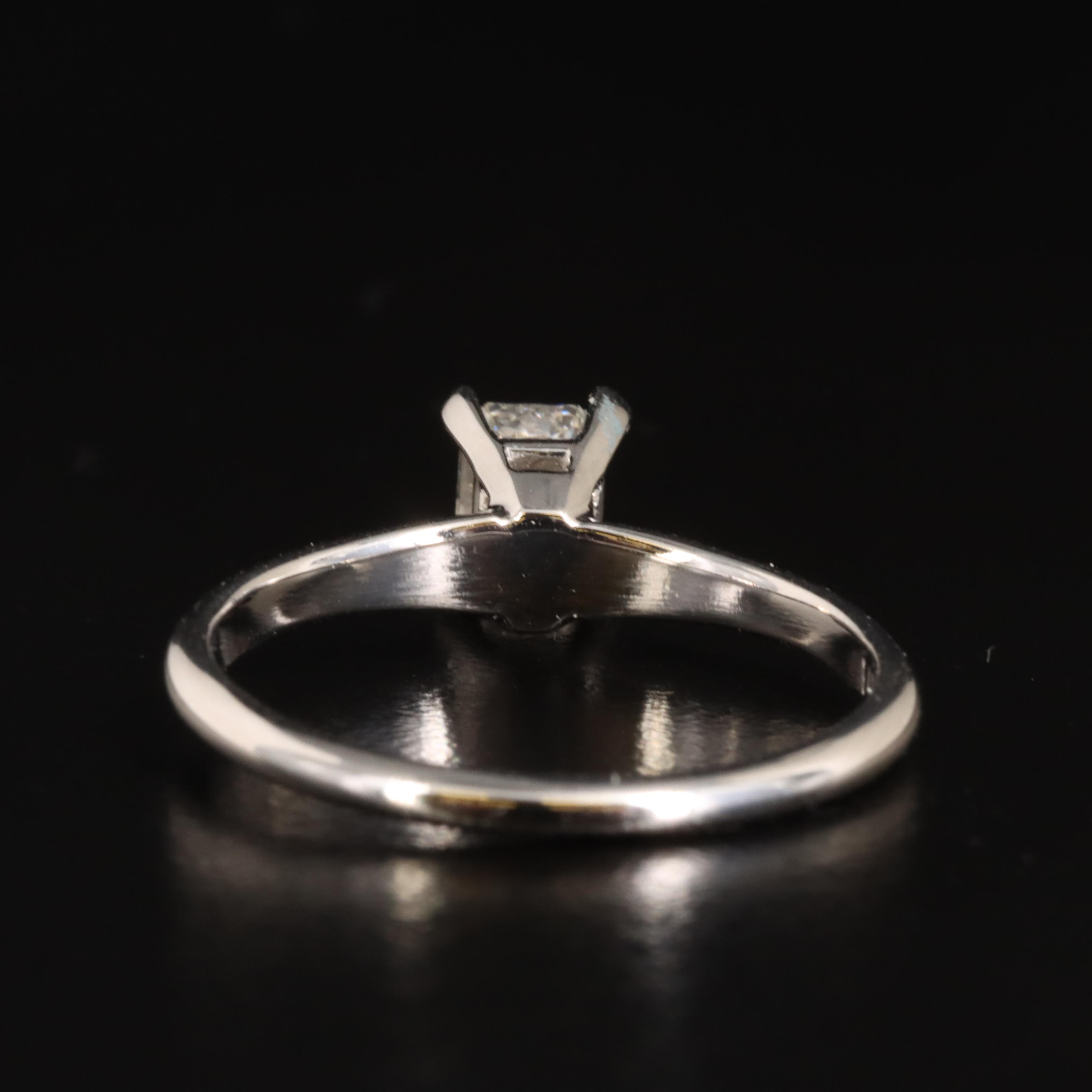 14K 0.50 CT Lab Grown Diamond Solitaire Ring