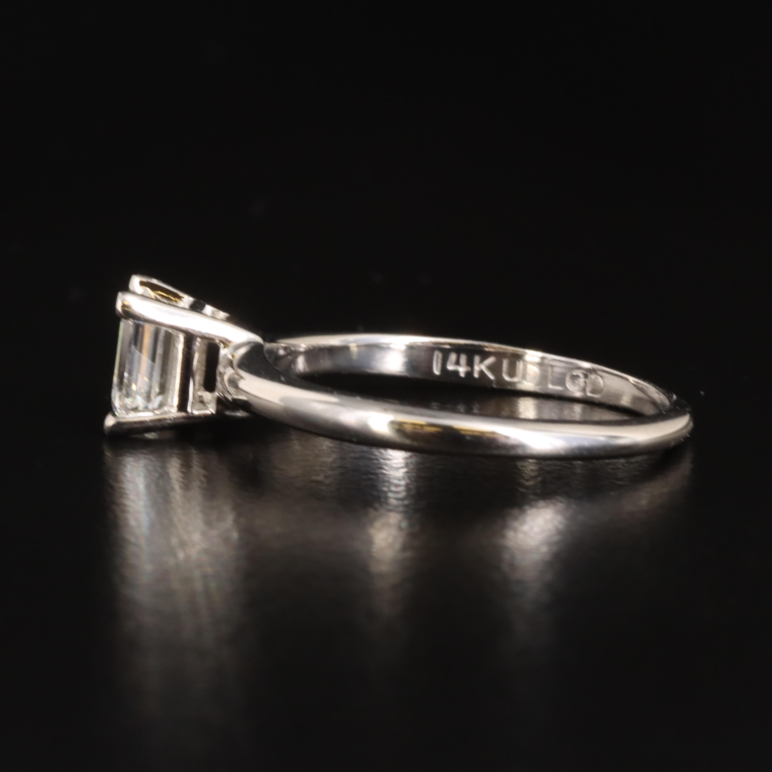 14K 0.50 CT Lab Grown Diamond Solitaire Ring