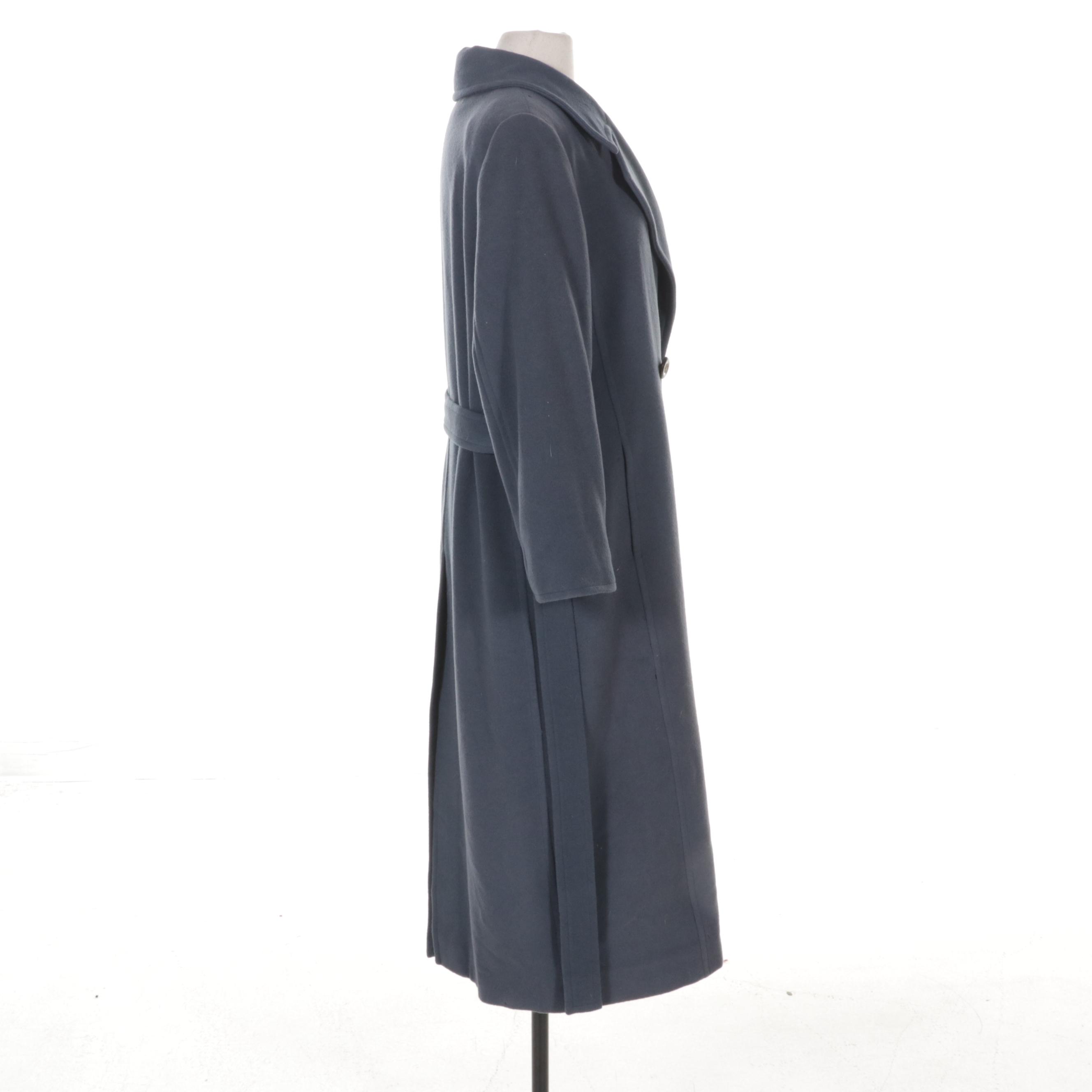 Modèle Chombert Wool and Cashmere Blend Button-Front Coat