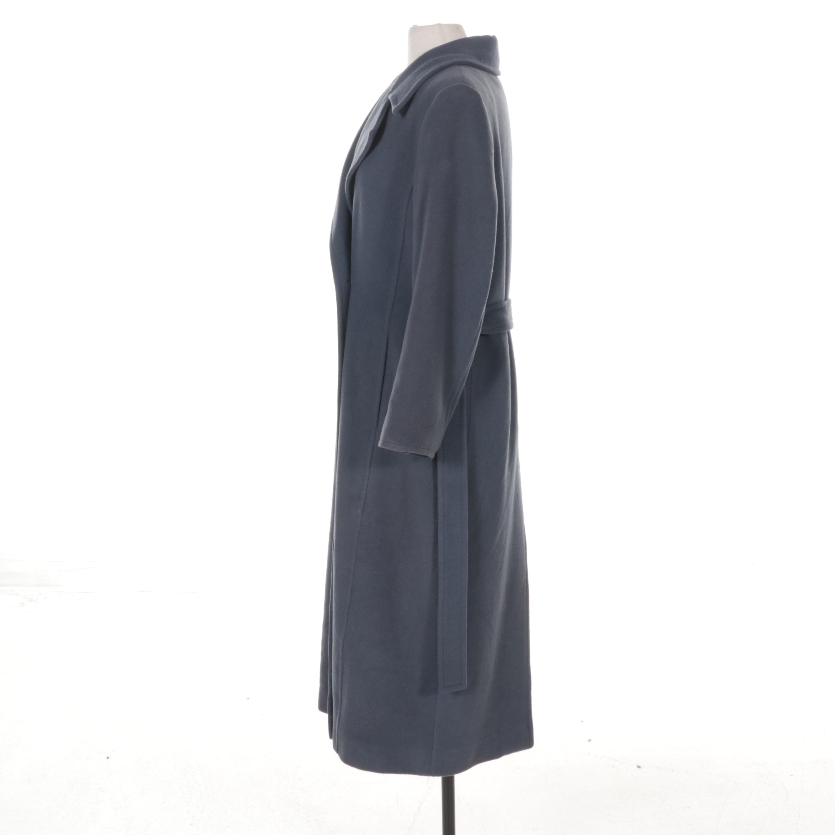 Modèle Chombert Wool and Cashmere Blend Button-Front Coat