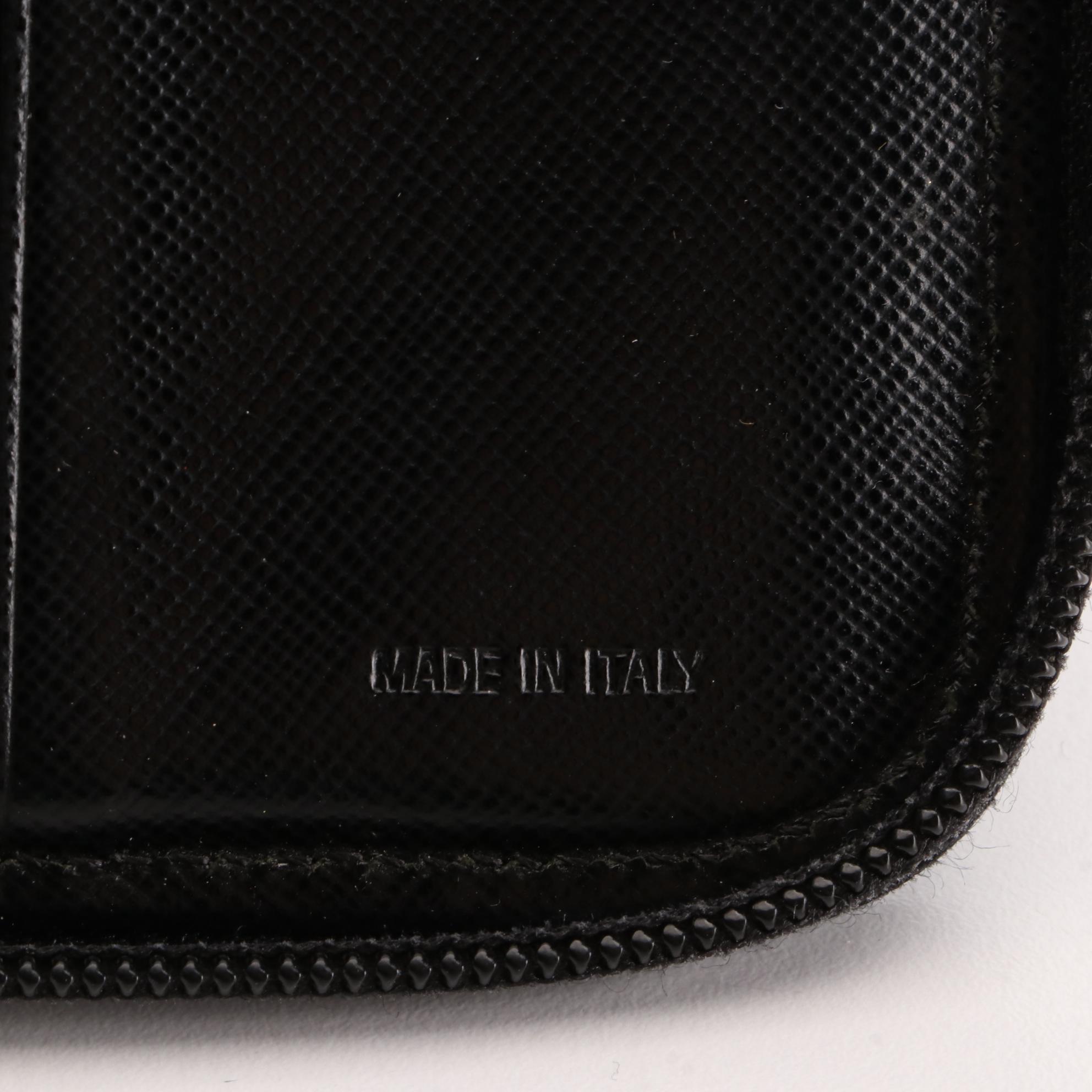 Prada Zip-Around Compact Wallet in Nylon