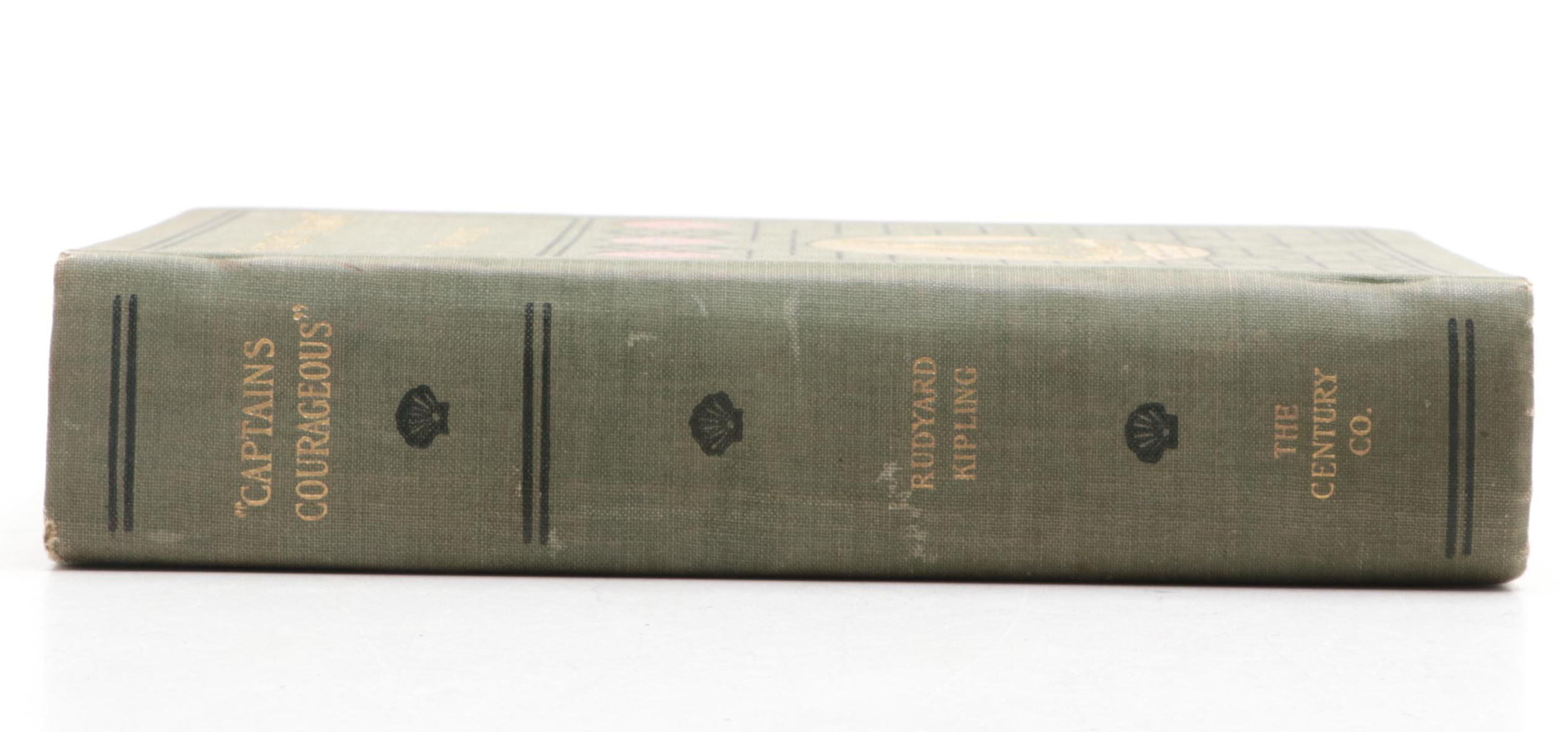 Second American Printing "Captains Courageous" by Rudyard Kipling, 1898