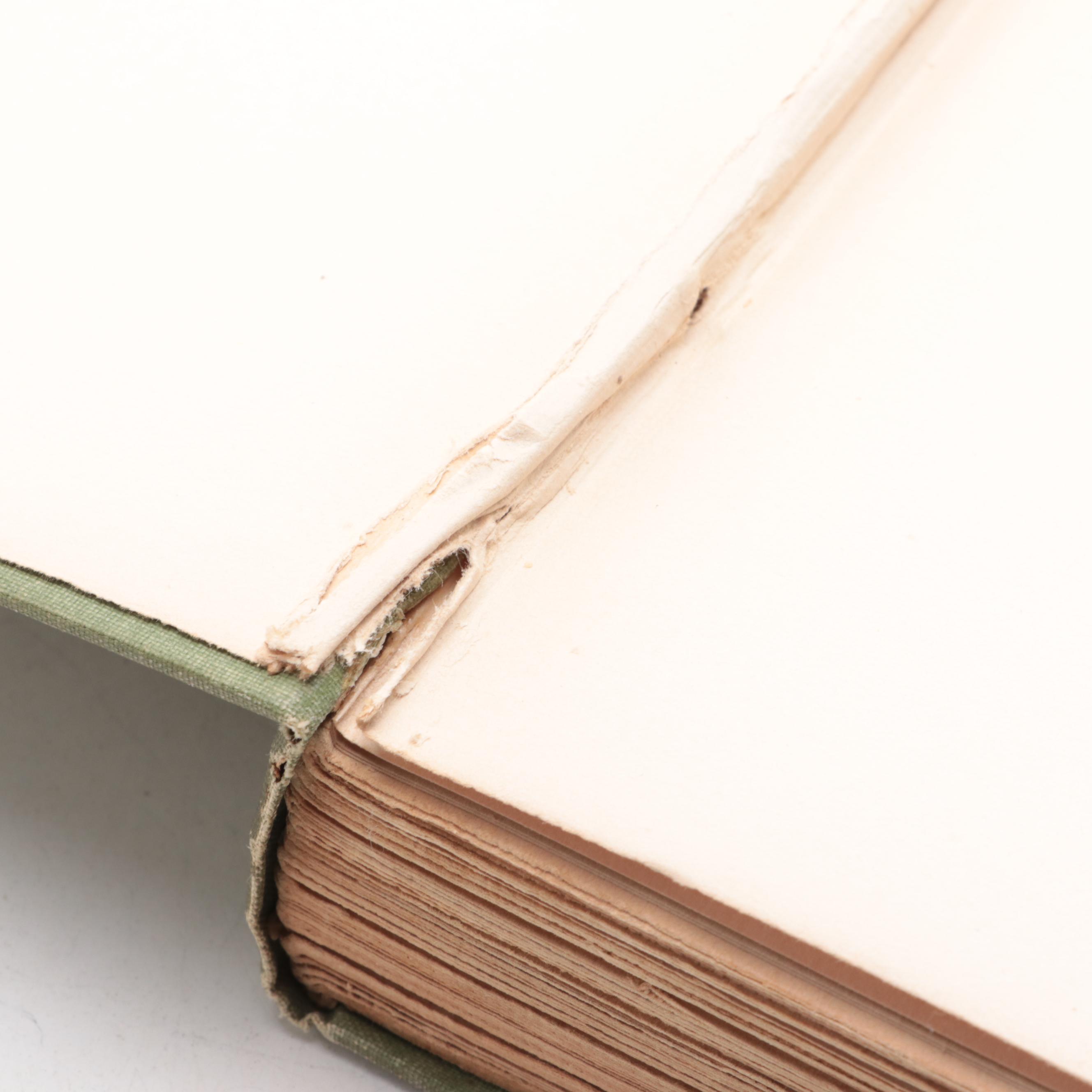 Second American Printing "Captains Courageous" by Rudyard Kipling, 1898