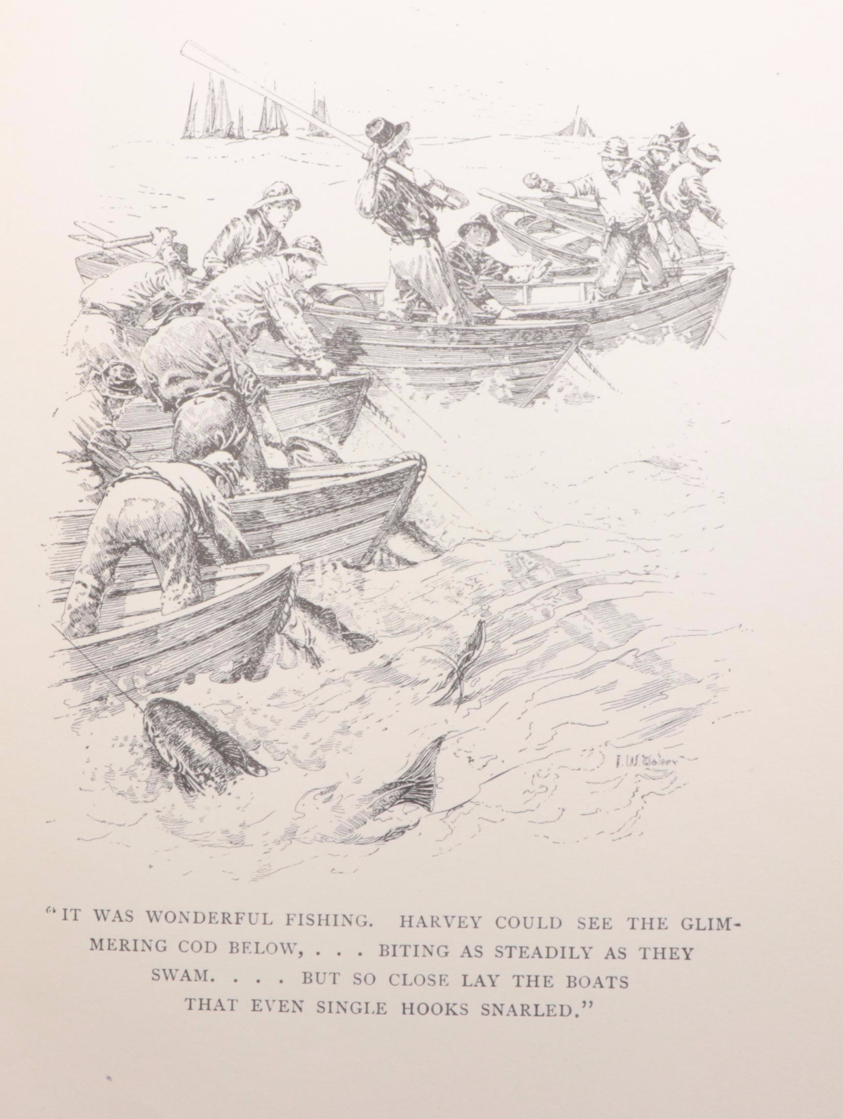 Second American Printing "Captains Courageous" by Rudyard Kipling, 1898