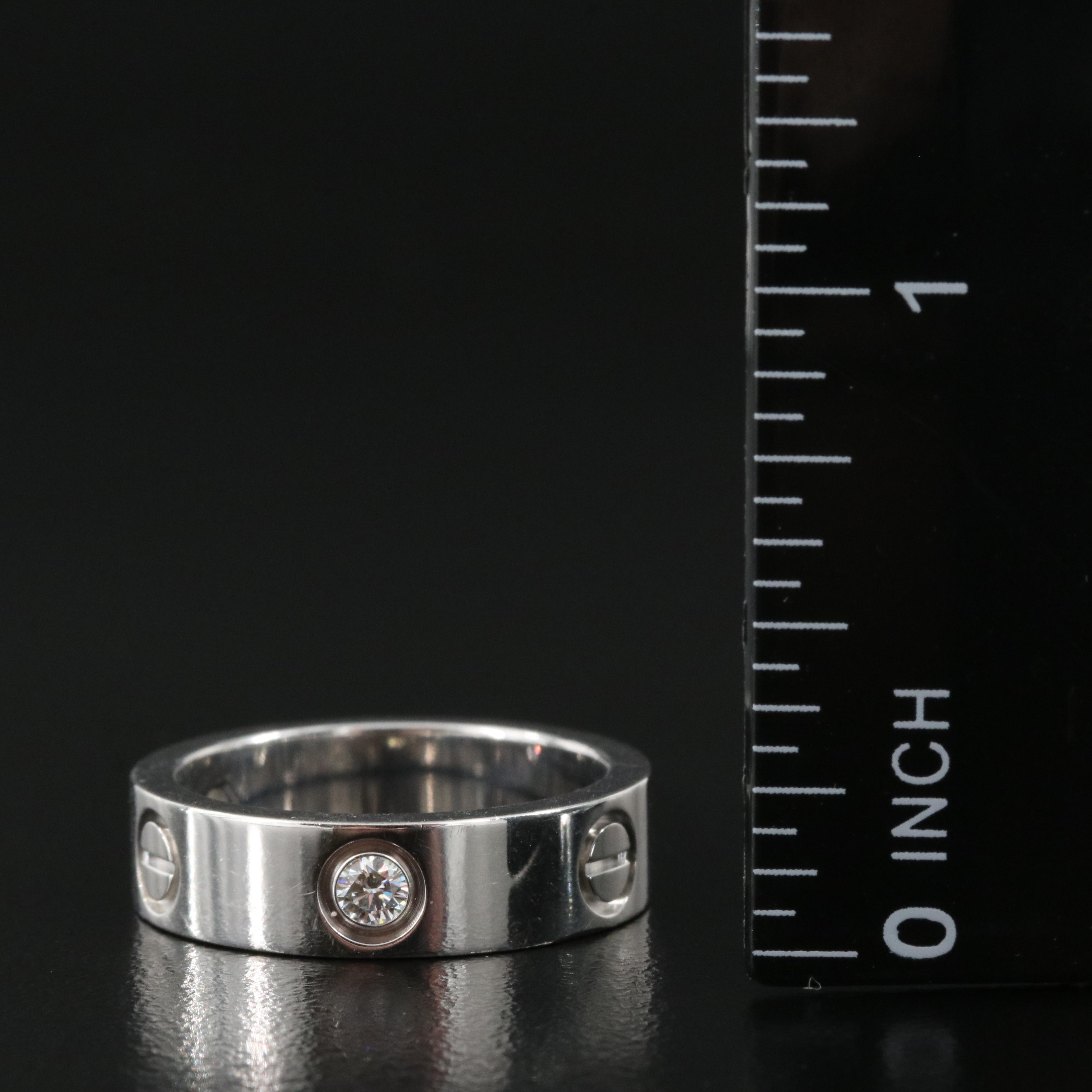 Cartier "Love" 18K 0.25 CTW Diamond Band