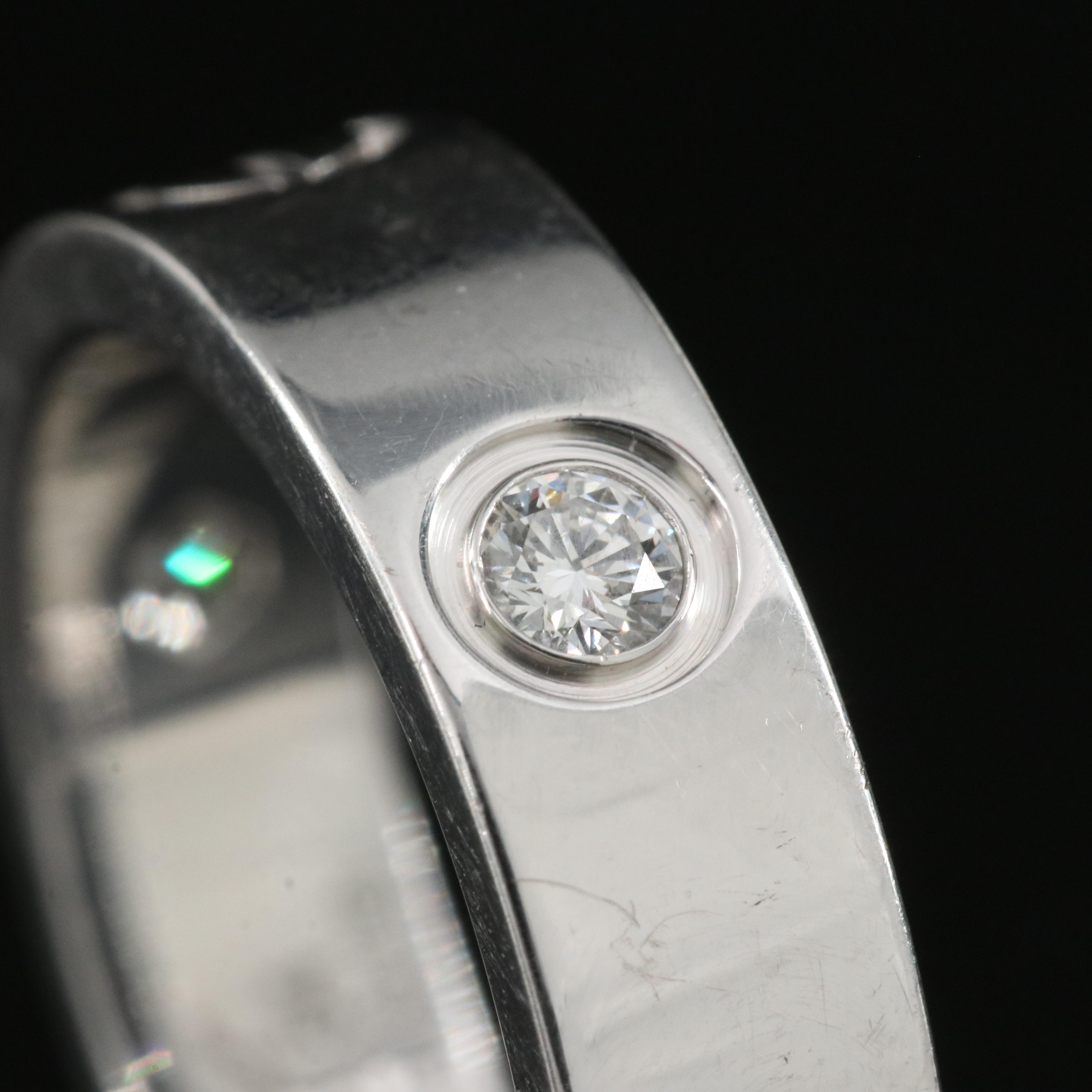 Cartier "Love" 18K 0.25 CTW Diamond Band