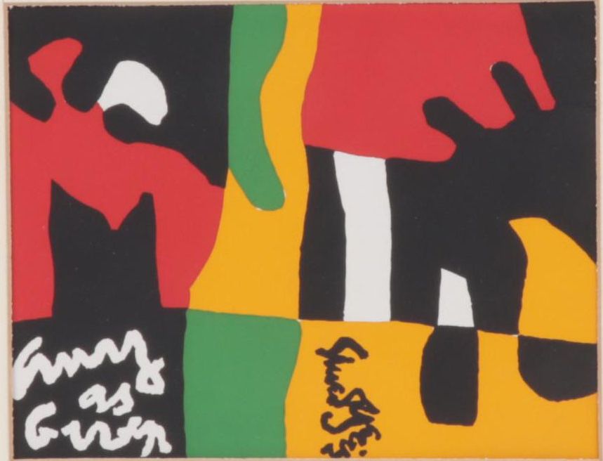 Serigraph After Stuart Davis "Ten Works x Ten Painters" Series, Circa 1964