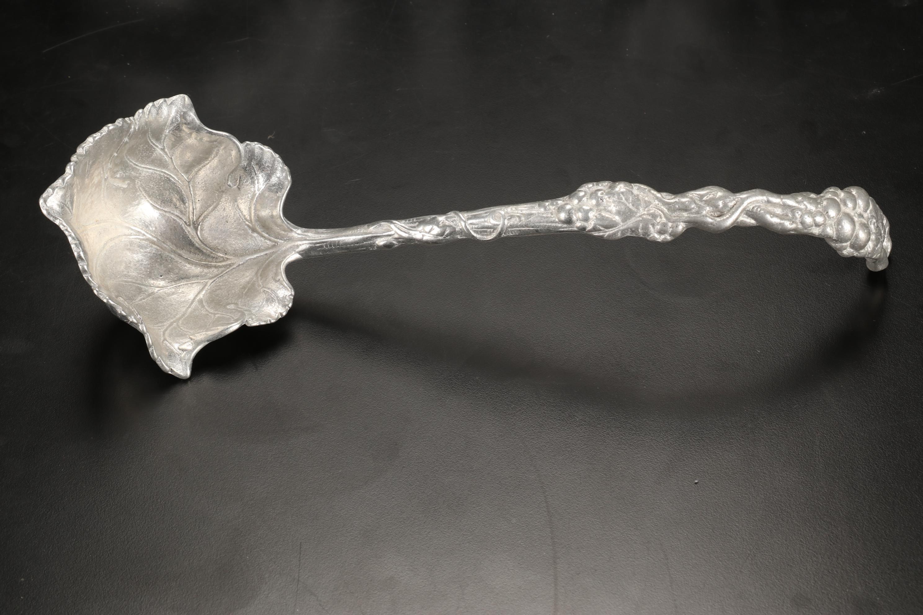 Anna Everlund Cast Aluminum Candlesticks, Arthur Court Ladle, and Other Décor