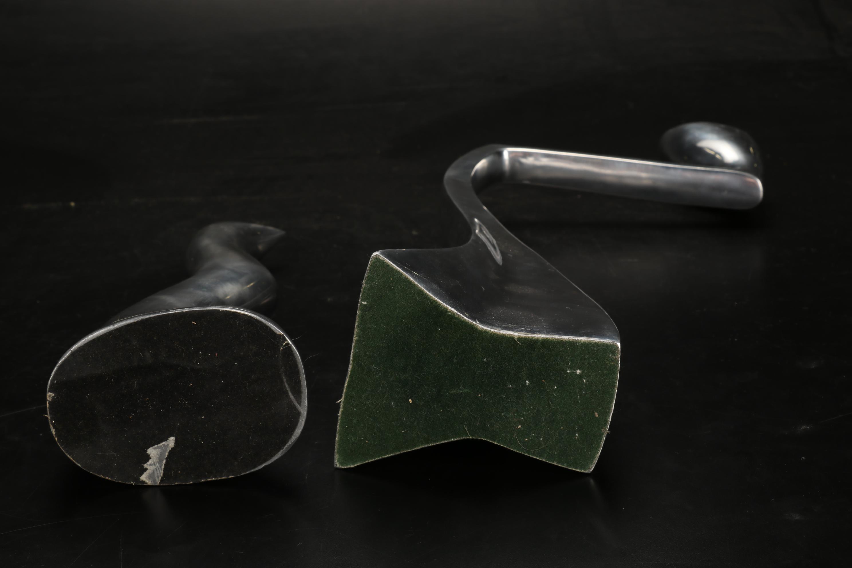 Anna Everlund Cast Aluminum Candlesticks, Arthur Court Ladle, and Other Décor