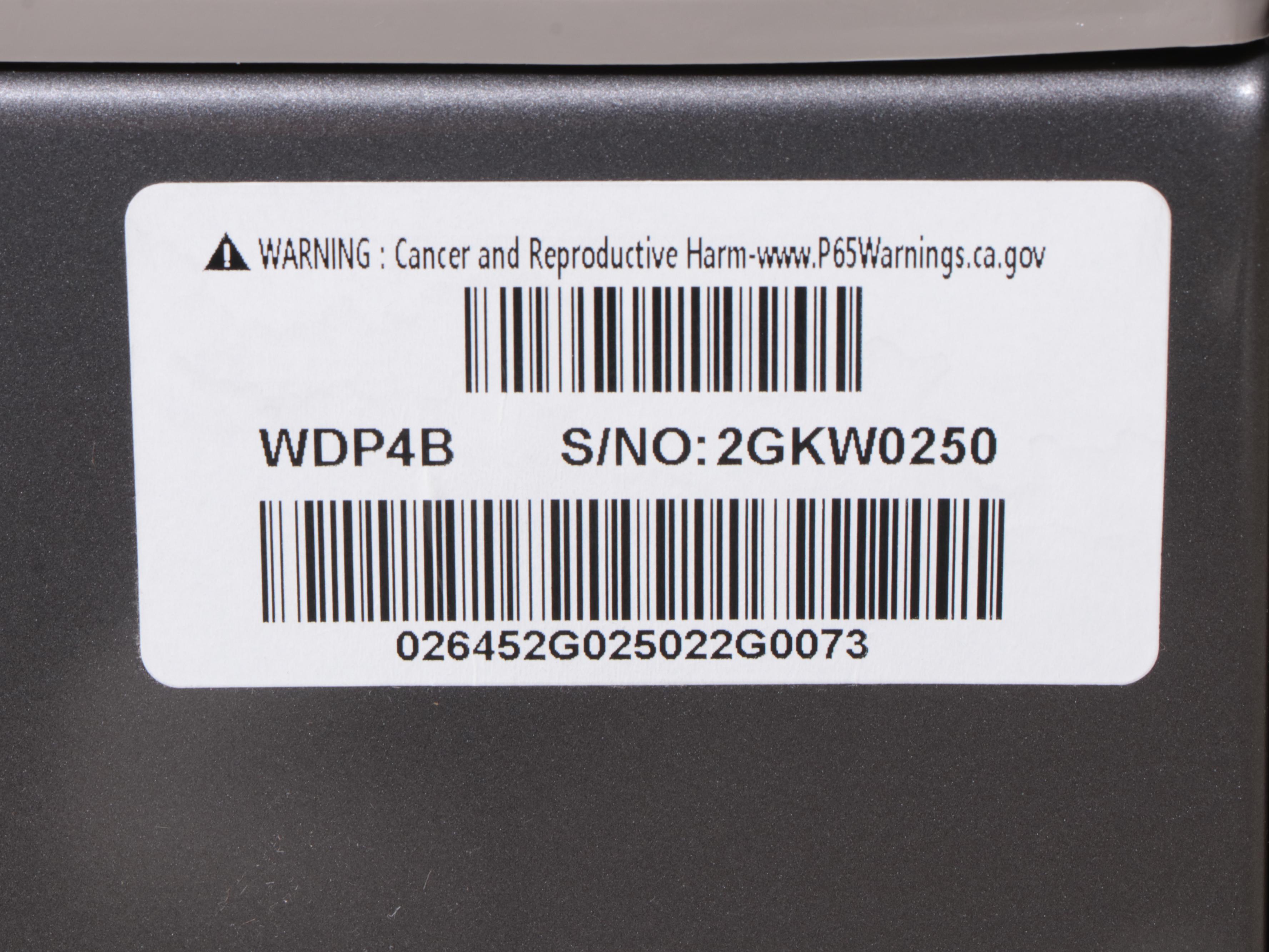 Two LG Black Steel Laundry Pedestals With Storage Drawer