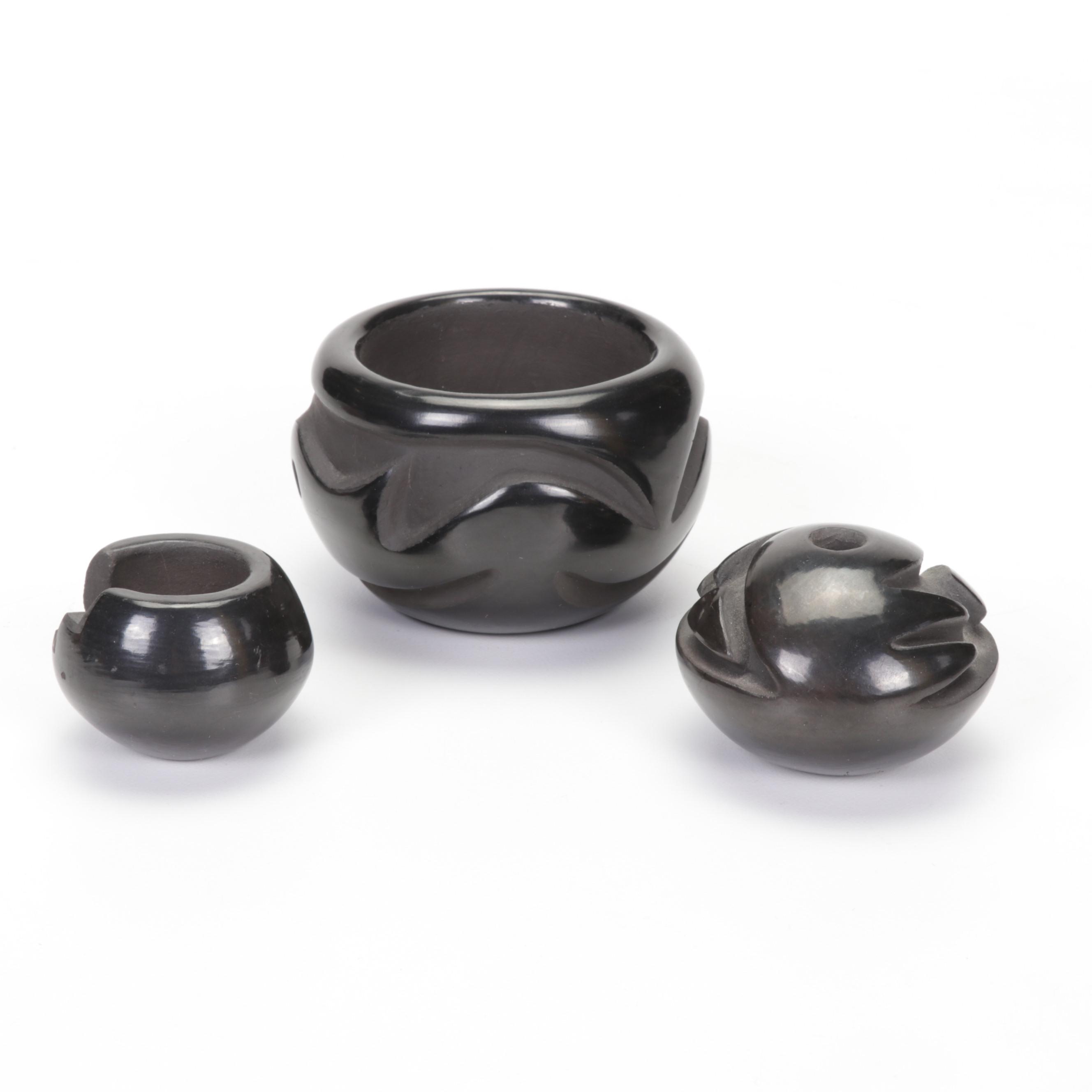 Chavarria Santa Clara, Sanchez San Ildefonso Pueblo and More Blackware