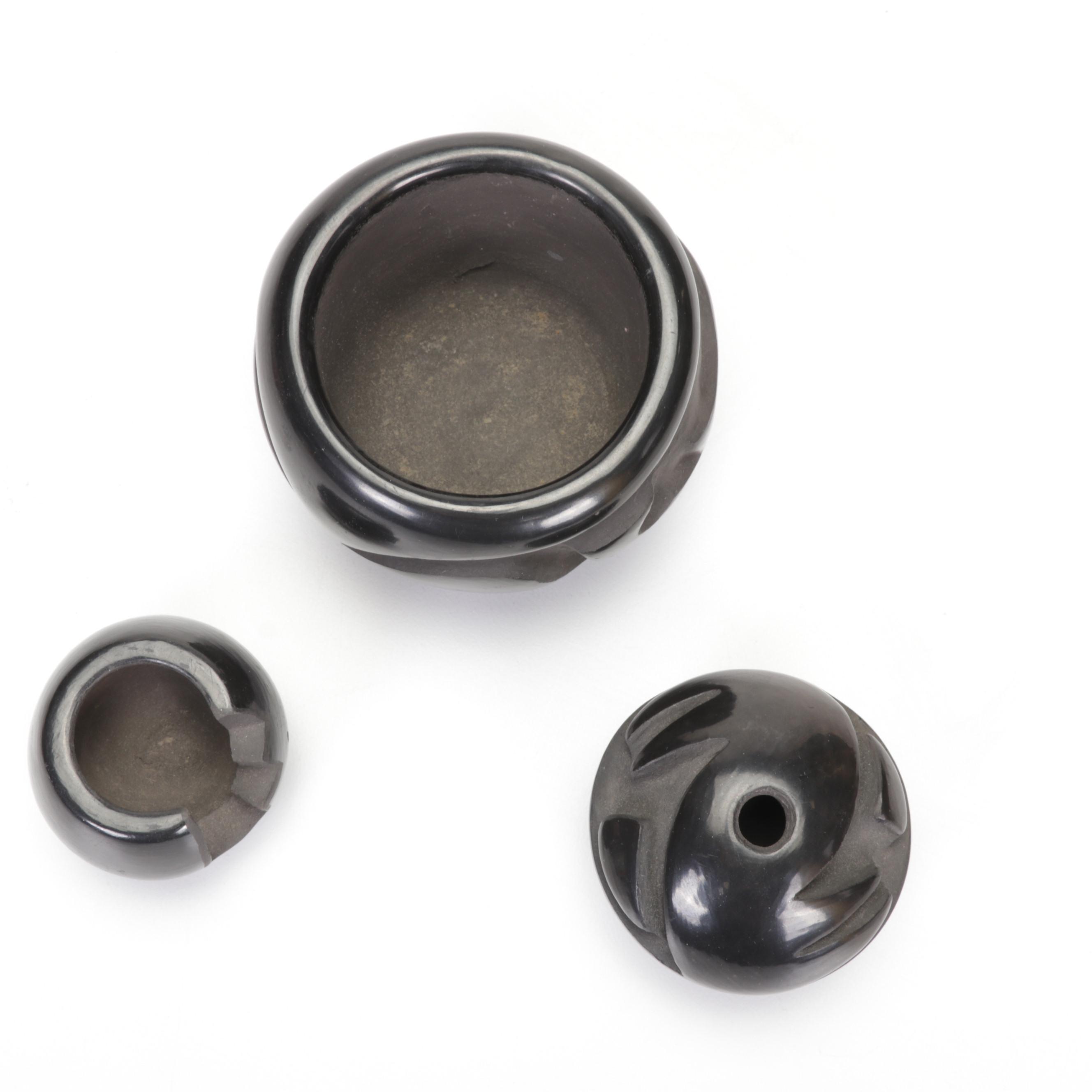 Chavarria Santa Clara, Sanchez San Ildefonso Pueblo and More Blackware