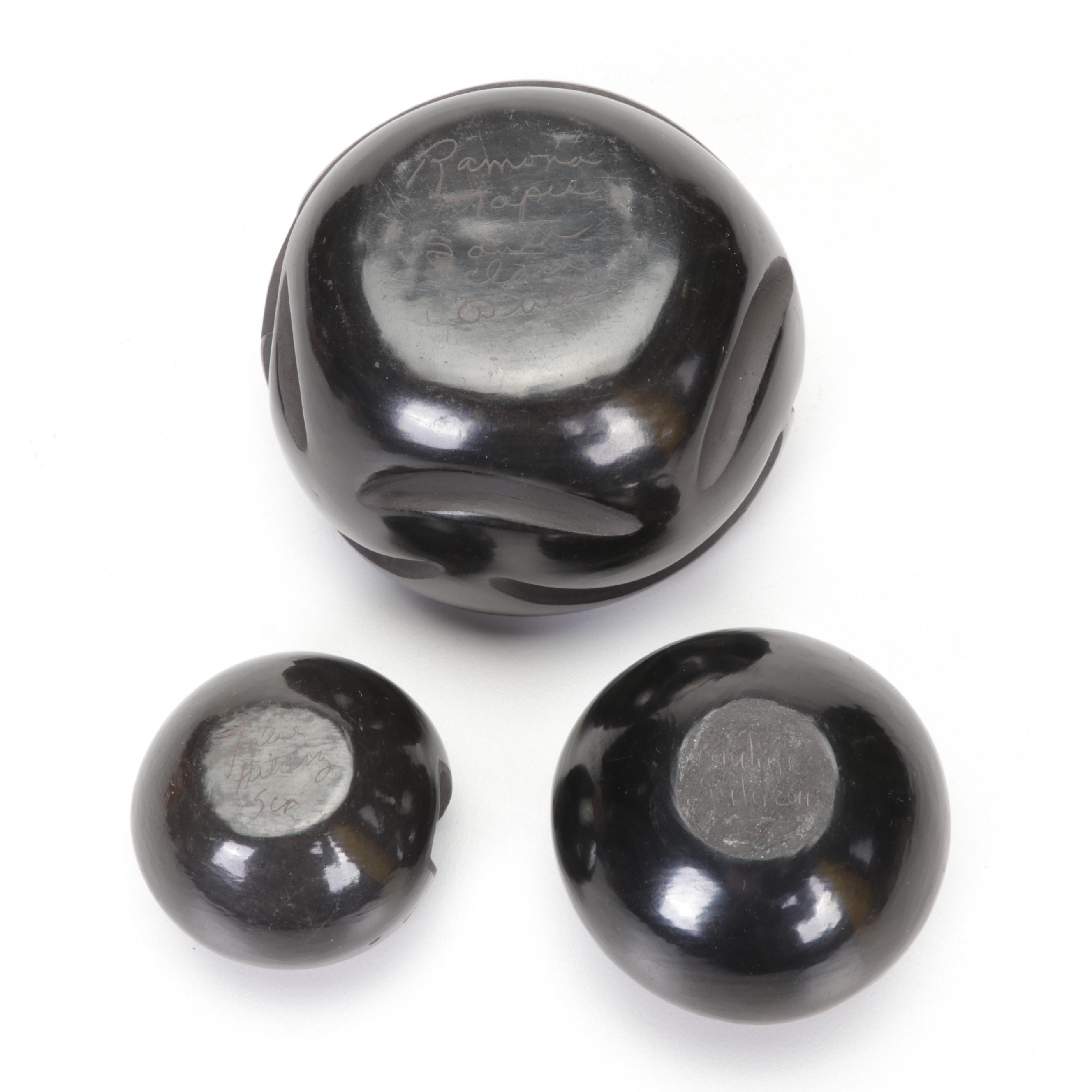 Chavarria Santa Clara, Sanchez San Ildefonso Pueblo and More Blackware