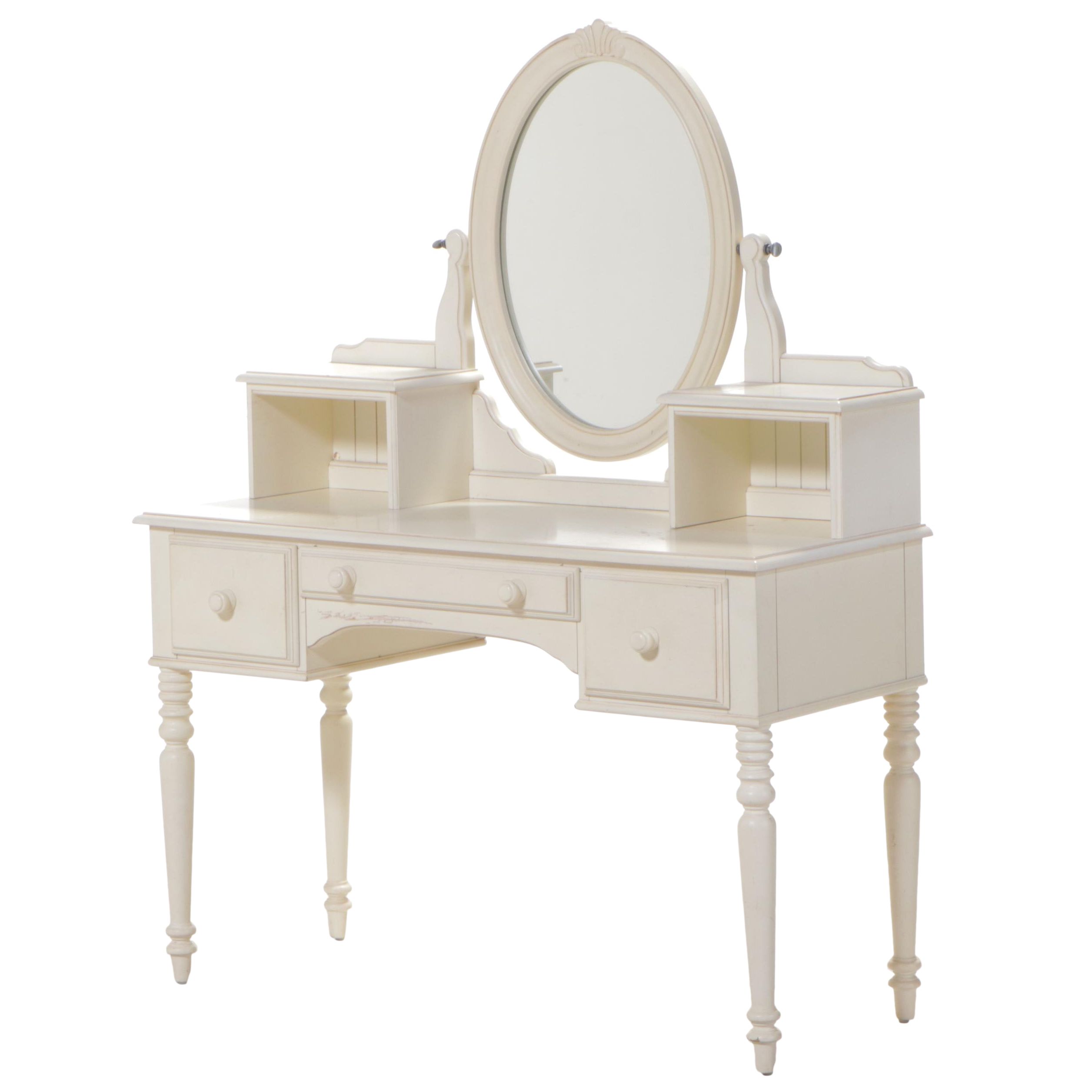 Ethan Allen "Chloe" Cream-Painted Vanity